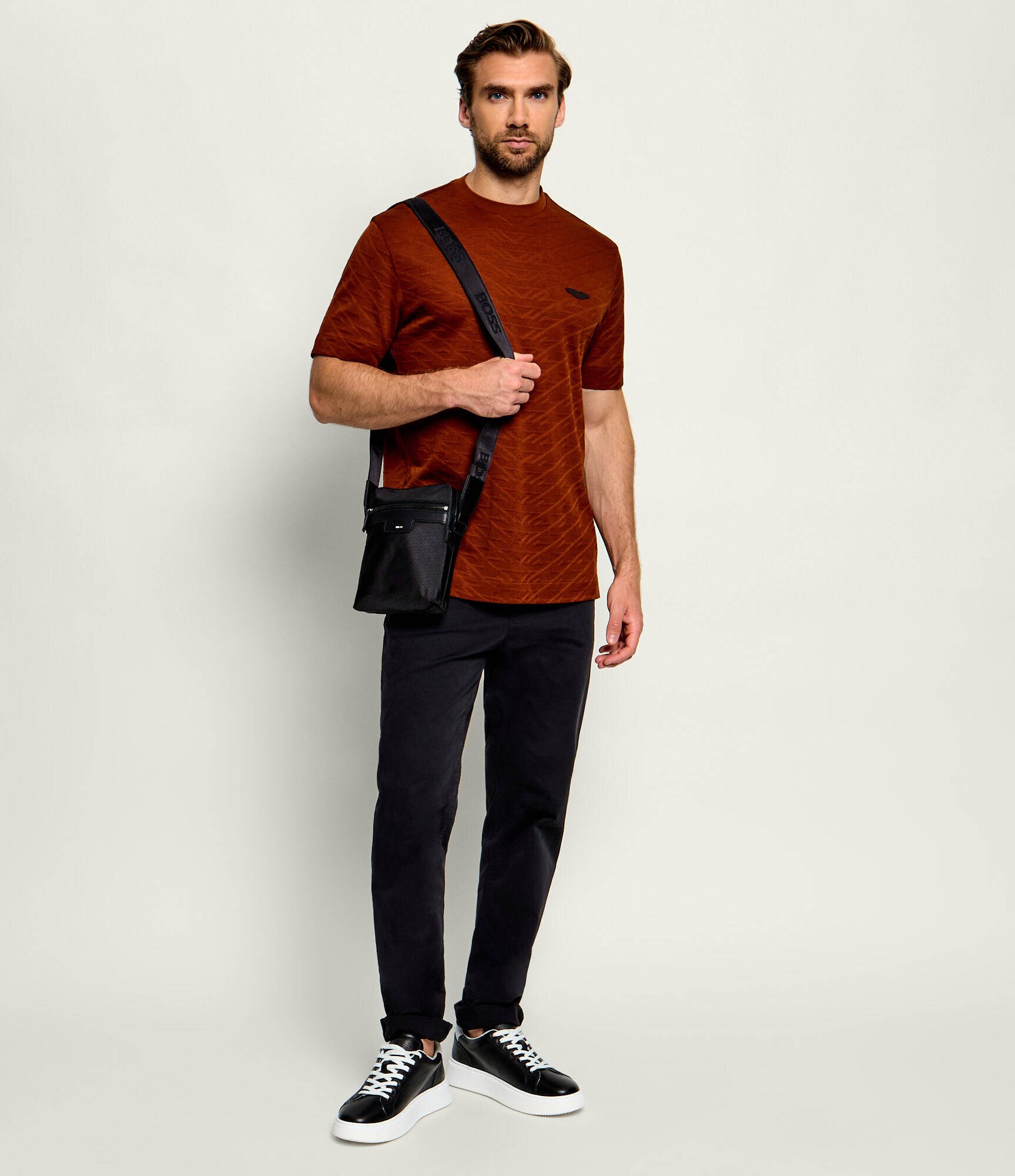 BOSS BLACK Tricou C-Thompson 180 | Boss x Aston Martin | regular fit