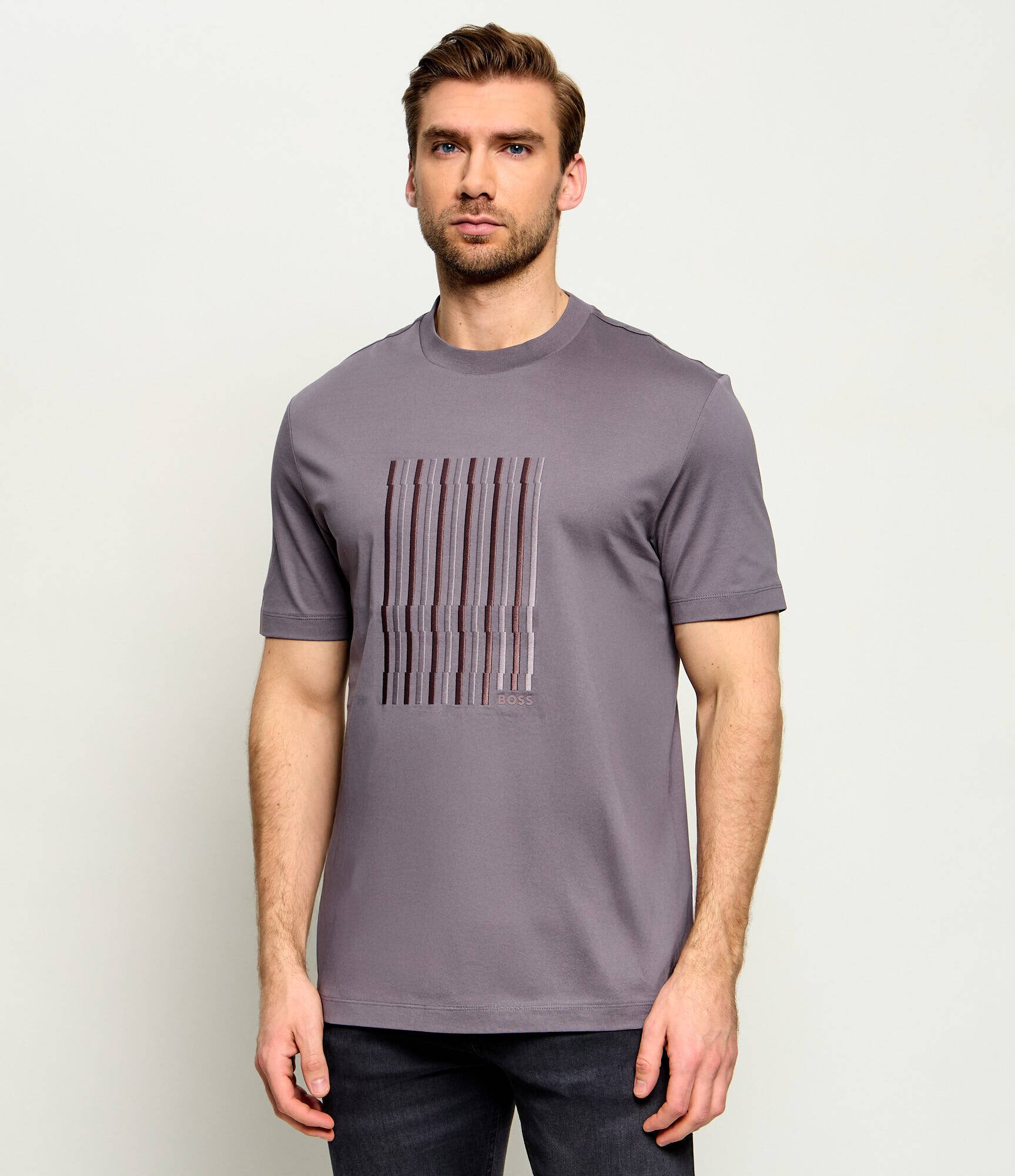 BOSS BLACK Tricou C-Thompson 41 | regular fit | mercerizat