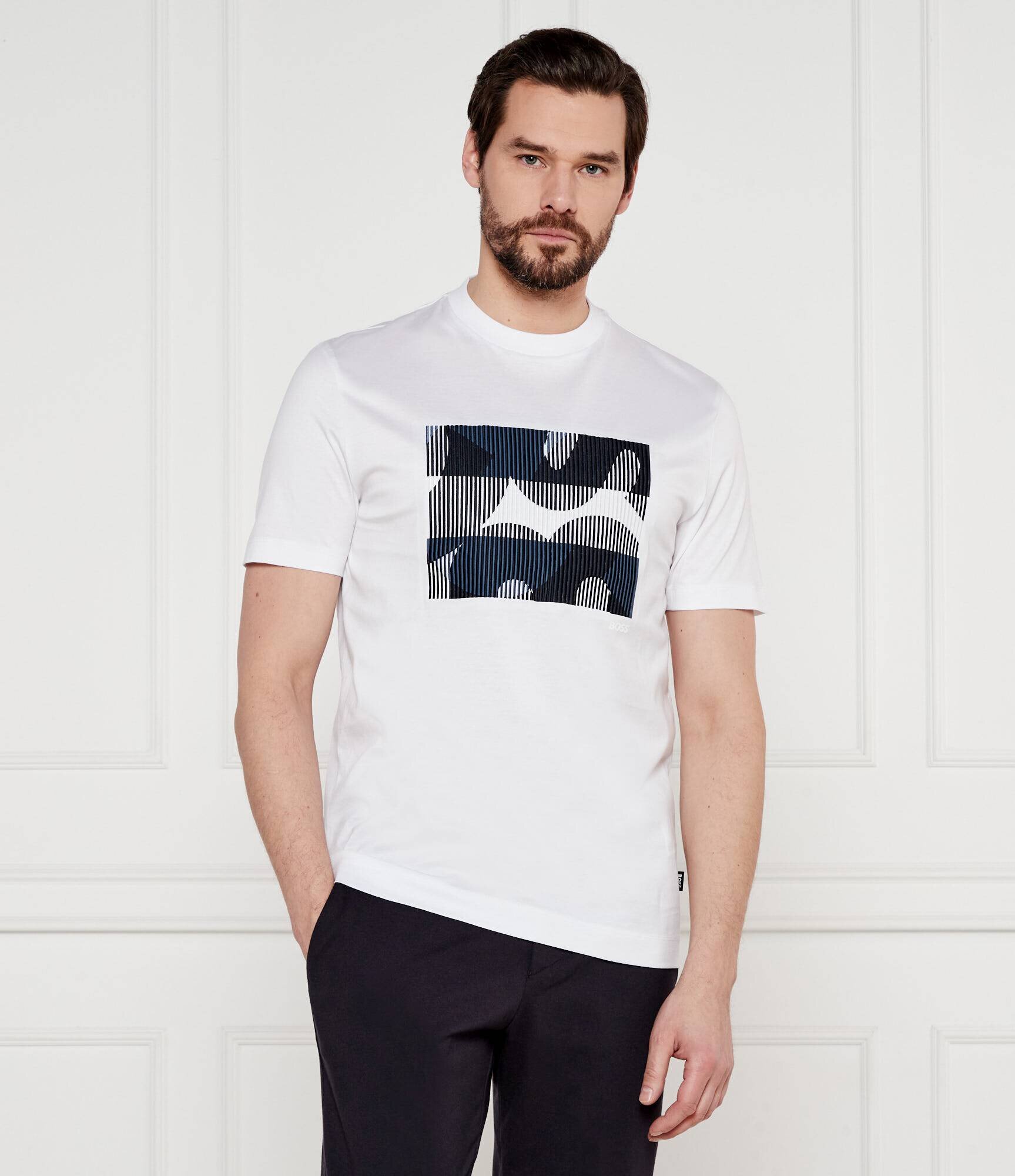 BOSS BLACK Tricou C-Thompson | Regular Fit | mercerizat
