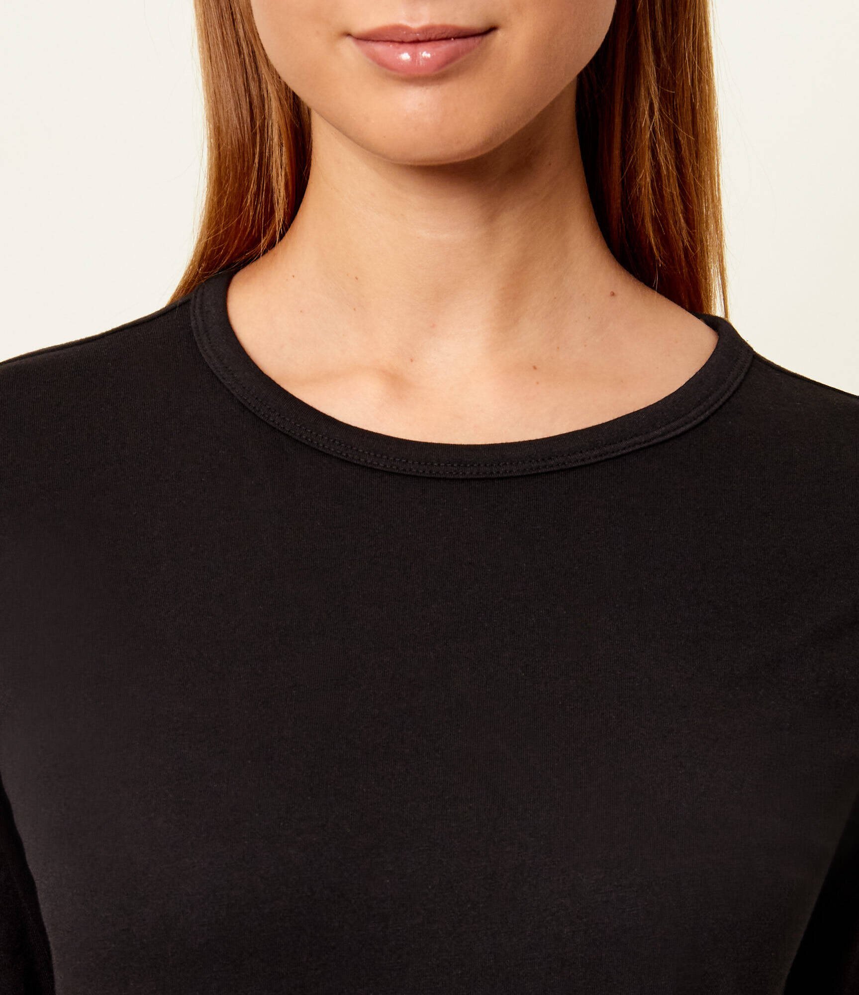 BOSS BLACK Tricou EVYTA | Slim Fit cu adaos de mătase