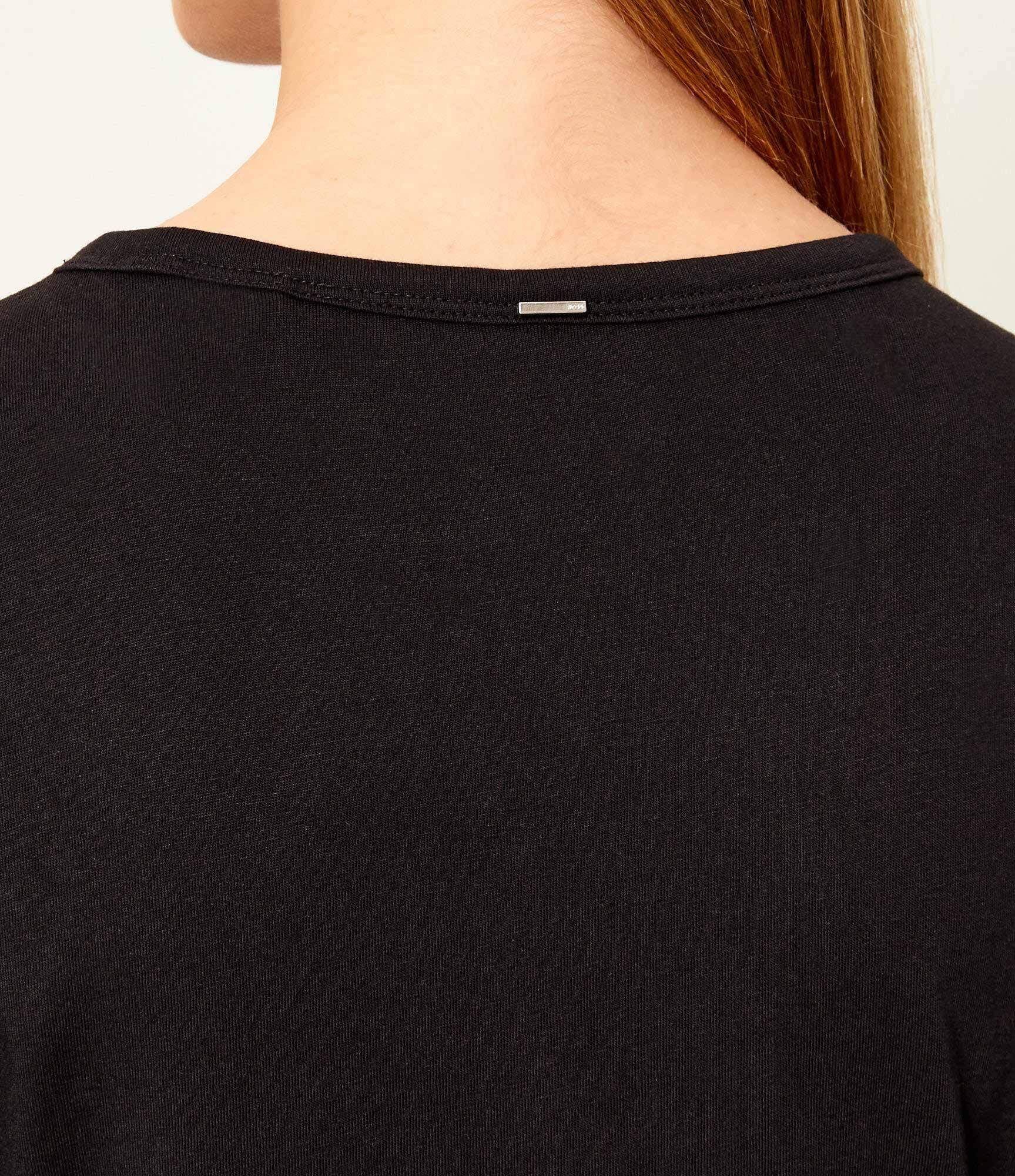 BOSS BLACK Tricou EVYTA | Slim Fit cu adaos de mătase