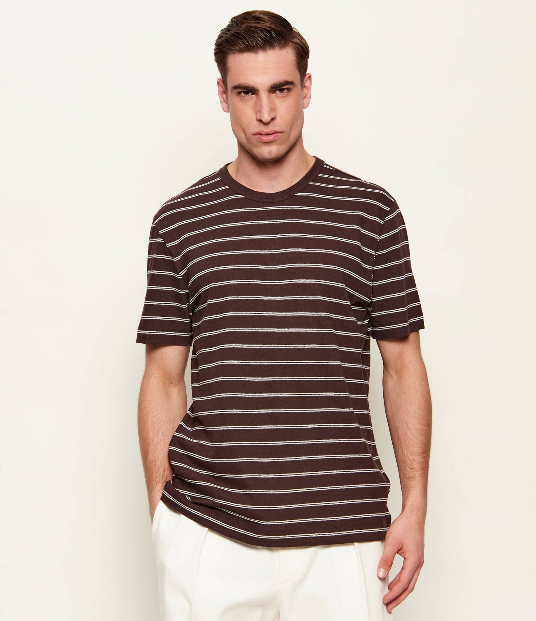 BOSS BLACK Tricou H-Taut 235 | regular fit | cu adaos de in