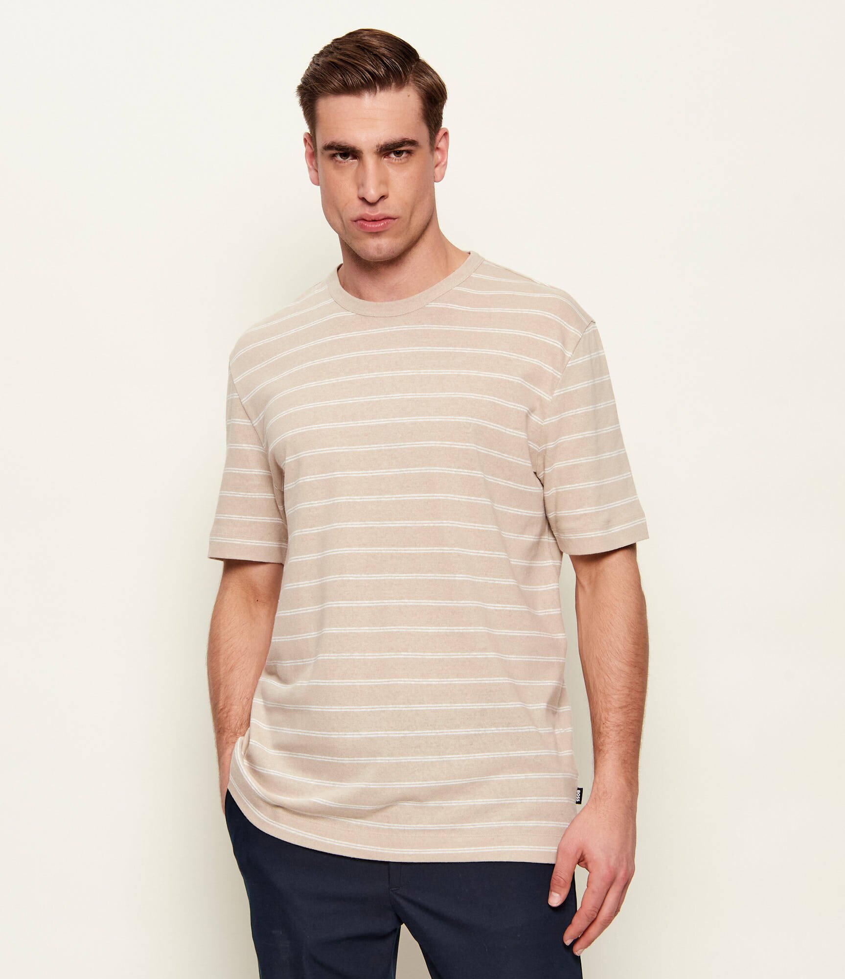 BOSS BLACK Tricou H-Taut 235 | regular fit | cu adaos de in