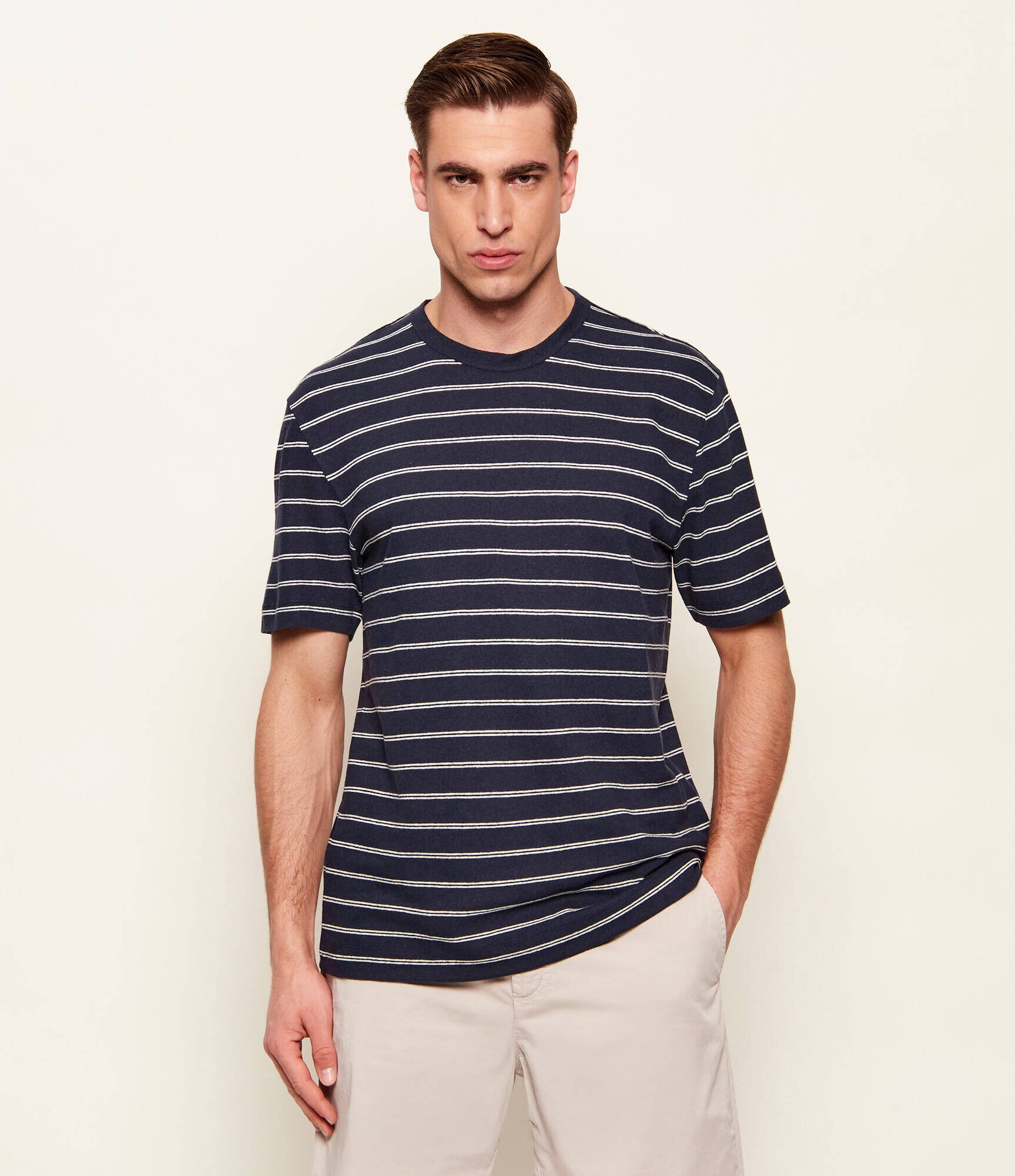 BOSS BLACK Tricou H-Taut 235 | regular fit | cu adaos de in