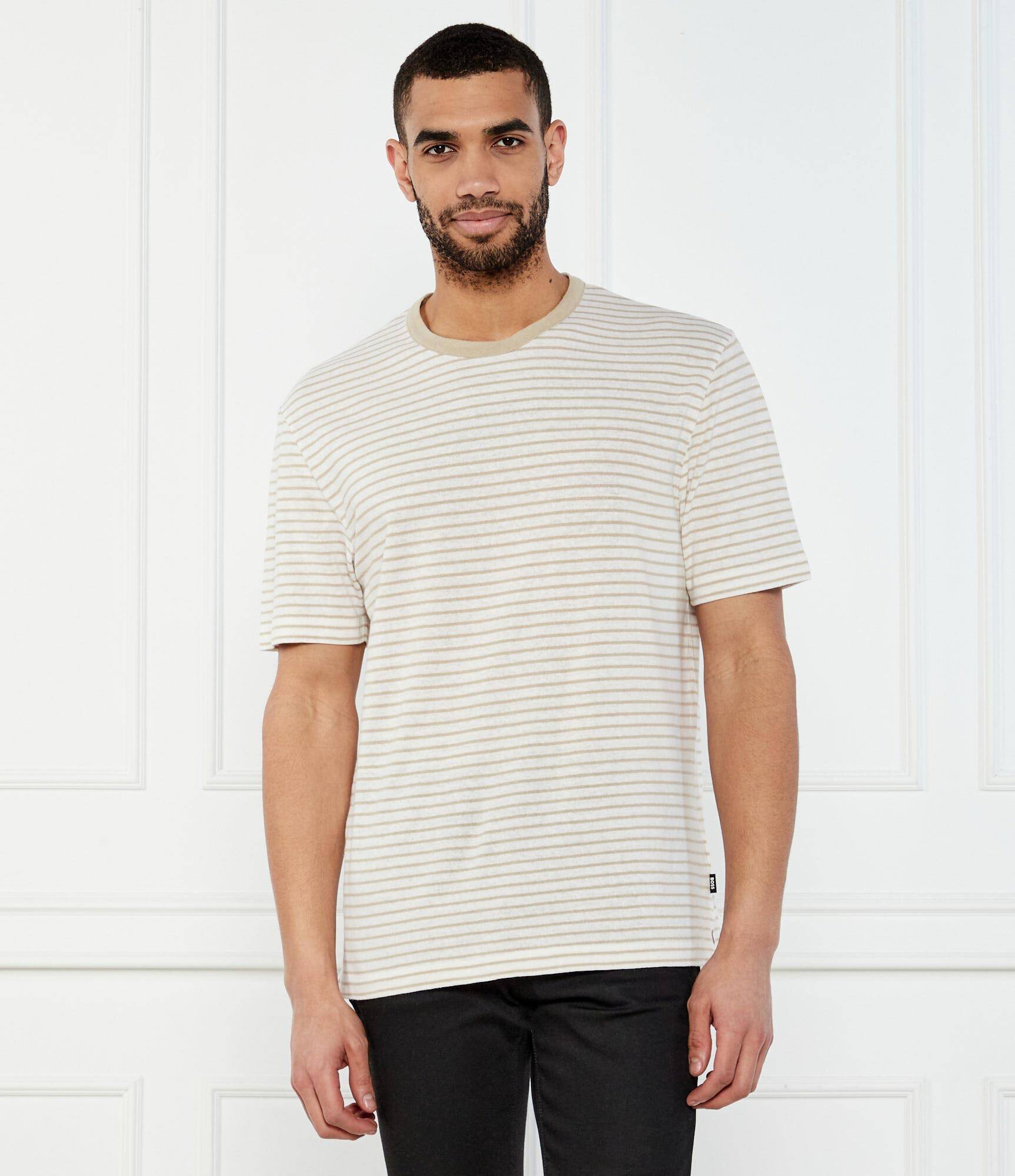 BOSS BLACK Tricou H-Taut 28 | Regular Fit | cu adaos de in