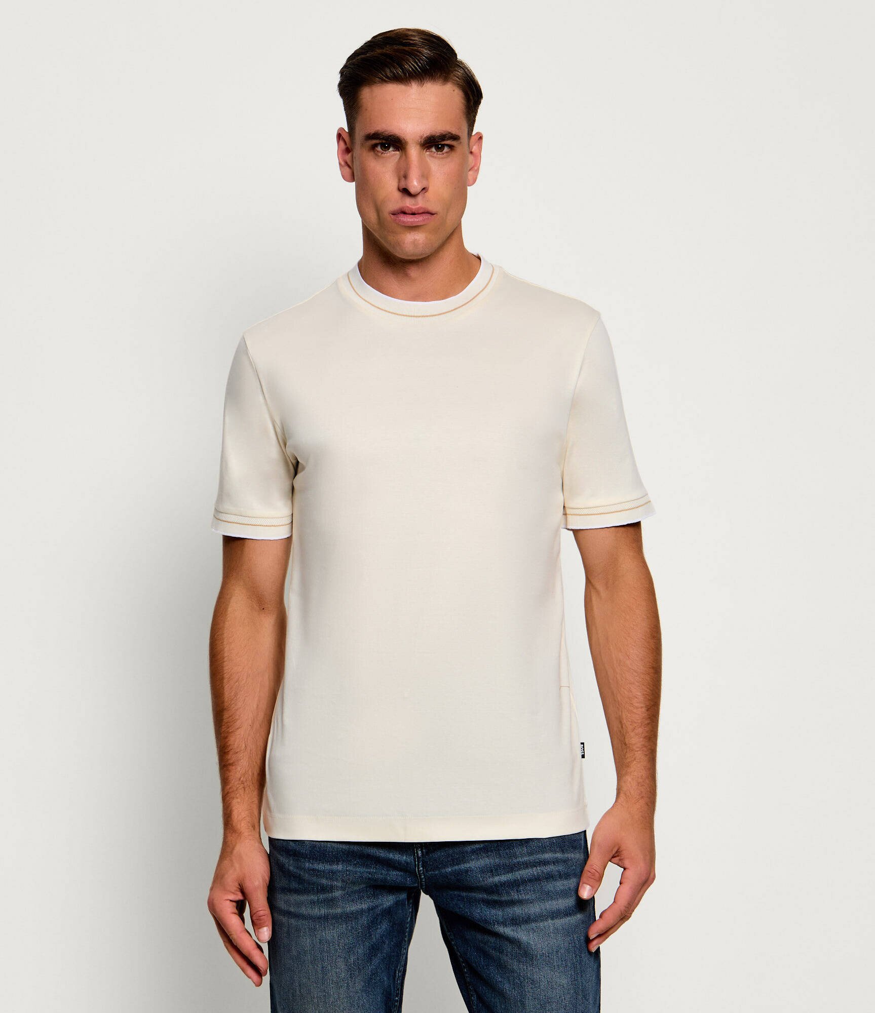 BOSS BLACK Tricou H-Tessler 195 | Slim Fit | mercerizat