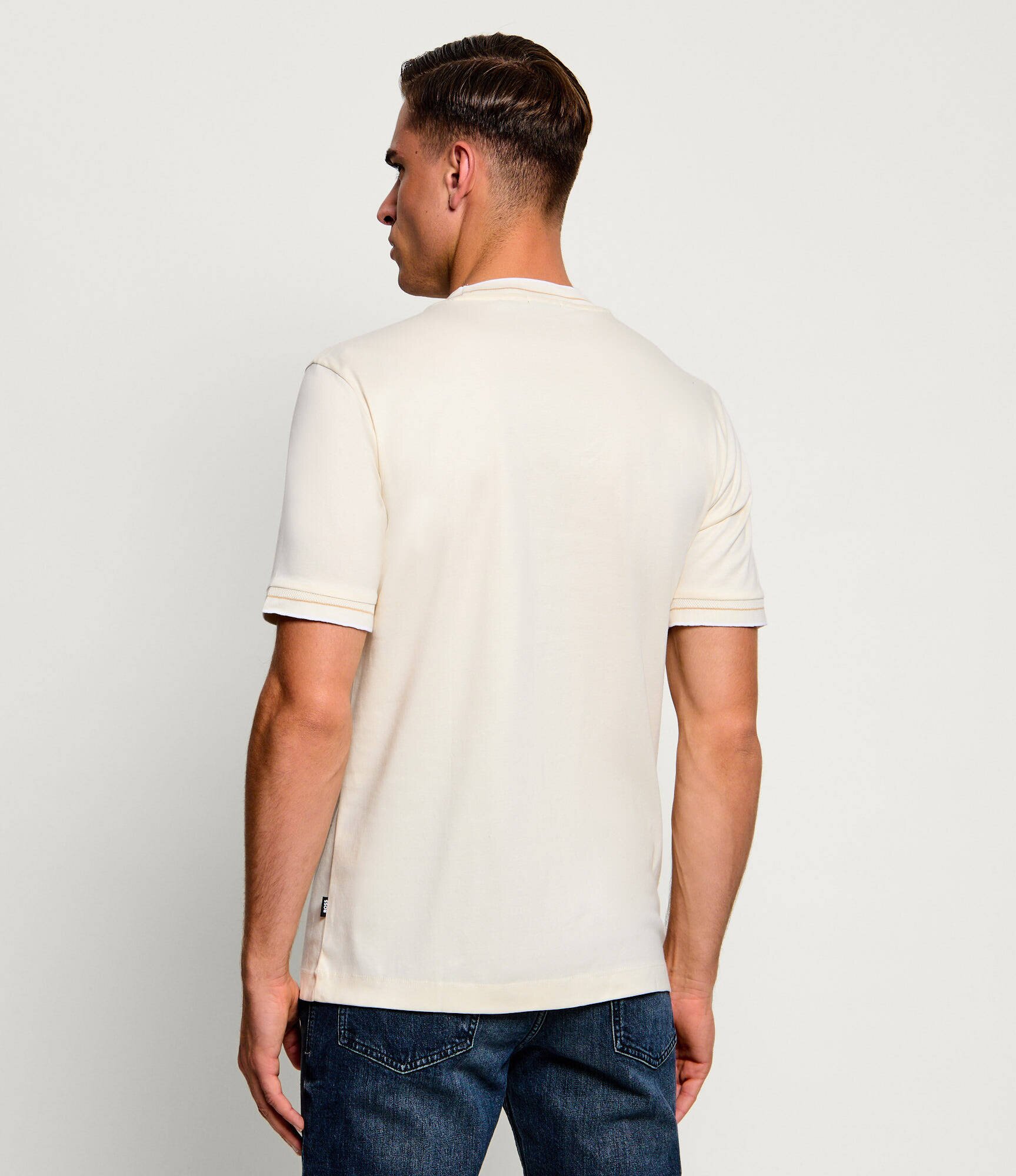 BOSS BLACK Tricou H-Tessler 195 | Slim Fit | mercerizat