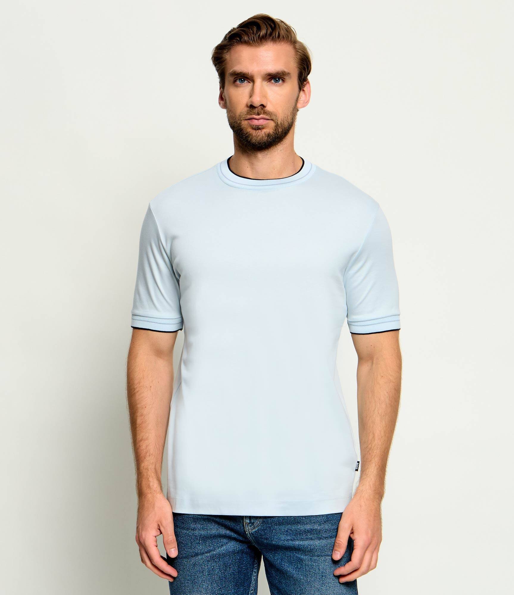 BOSS BLACK Tricou H-Tessler 195 | Slim Fit | mercerizat