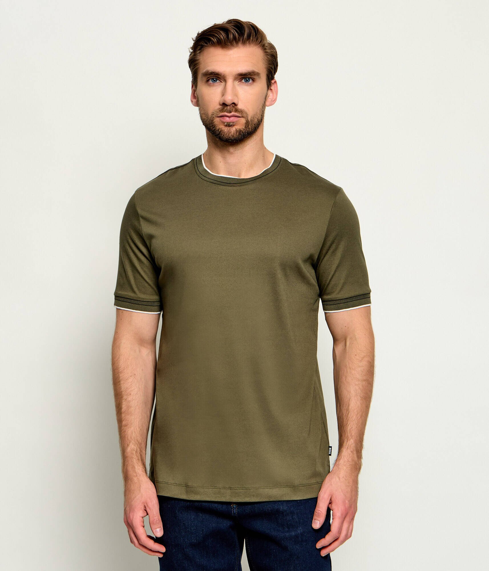 BOSS BLACK Tricou H-Tessler 195 | Slim Fit | mercerizat