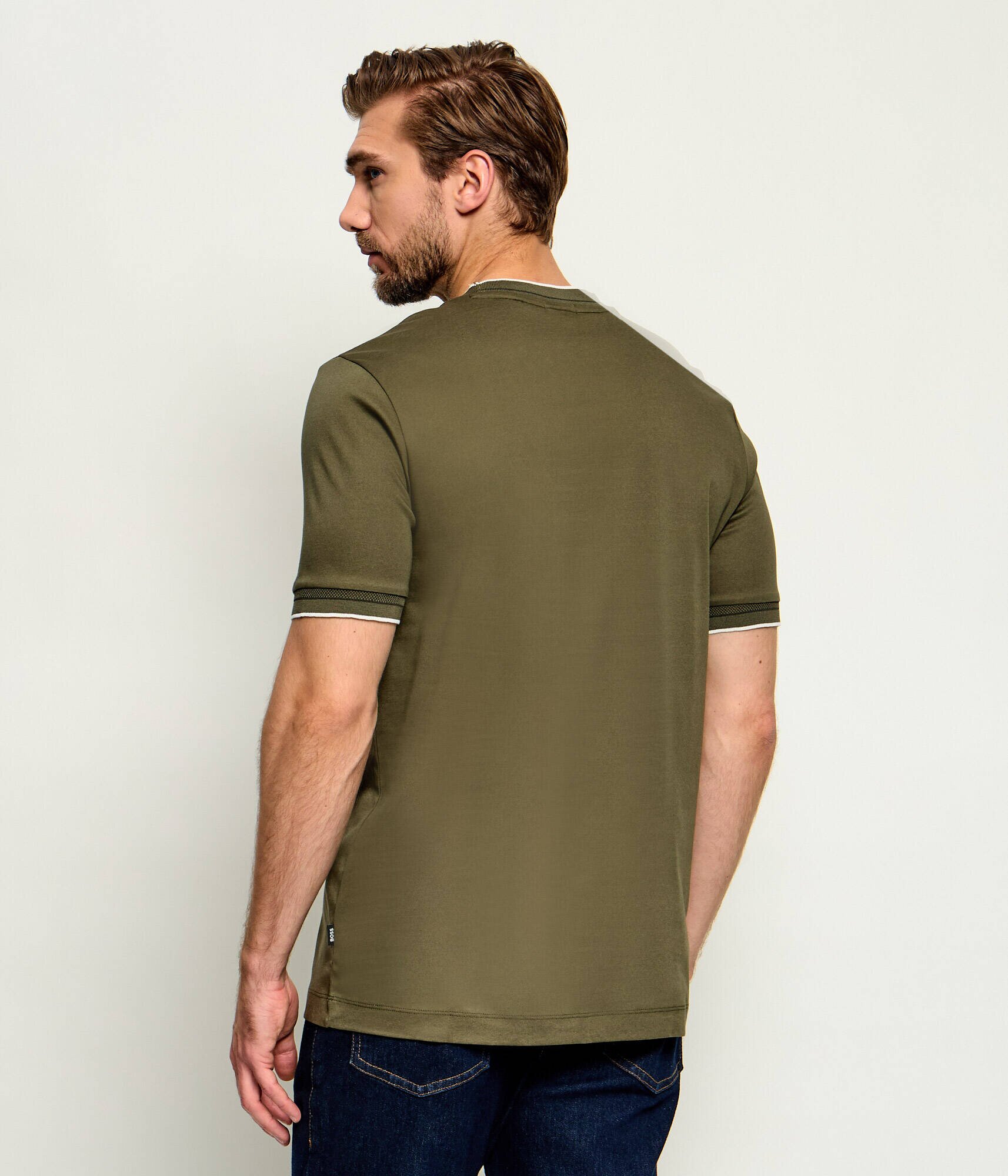 BOSS BLACK Tricou H-Tessler 195 | Slim Fit | mercerizat