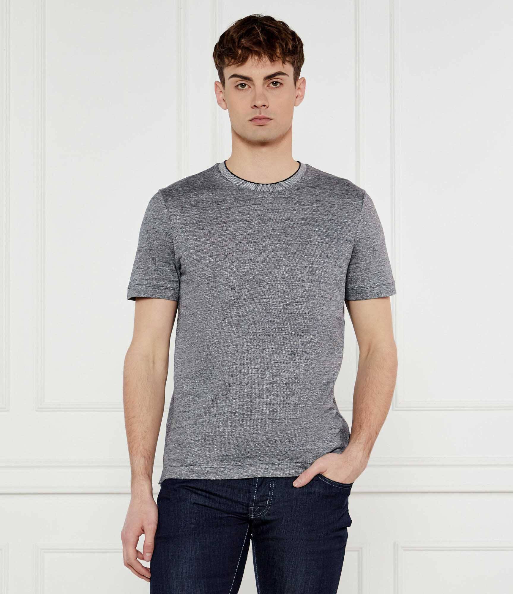 BOSS BLACK Tricou H-Thompson 28 | Regular Fit | cu adaos de in