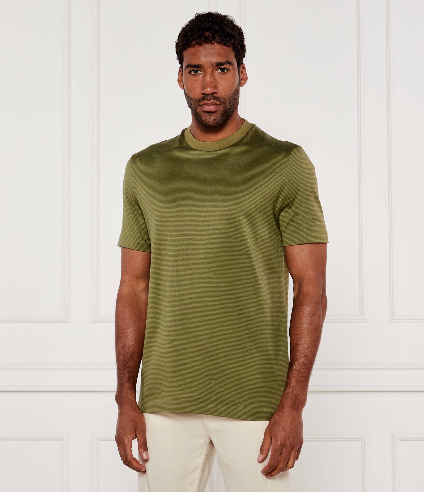 BOSS BLACK Tricou H-Thompson 432 | Regular Fit | mercerizat