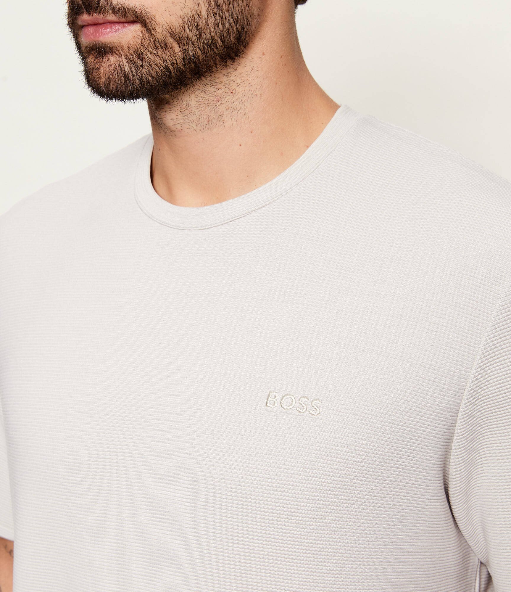 BOSS BLACK Tricou Rib | regular fit