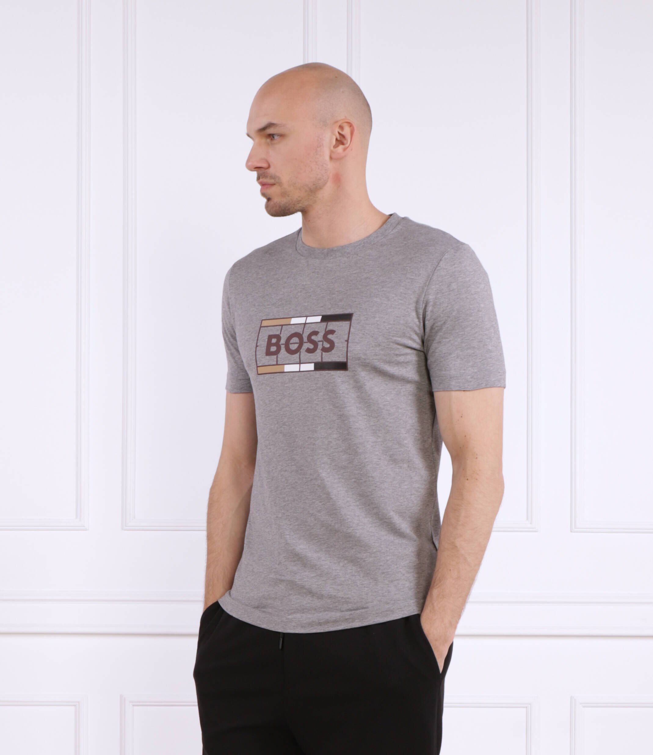 BOSS BLACK Tricou Tessler 186 | Slim Fit