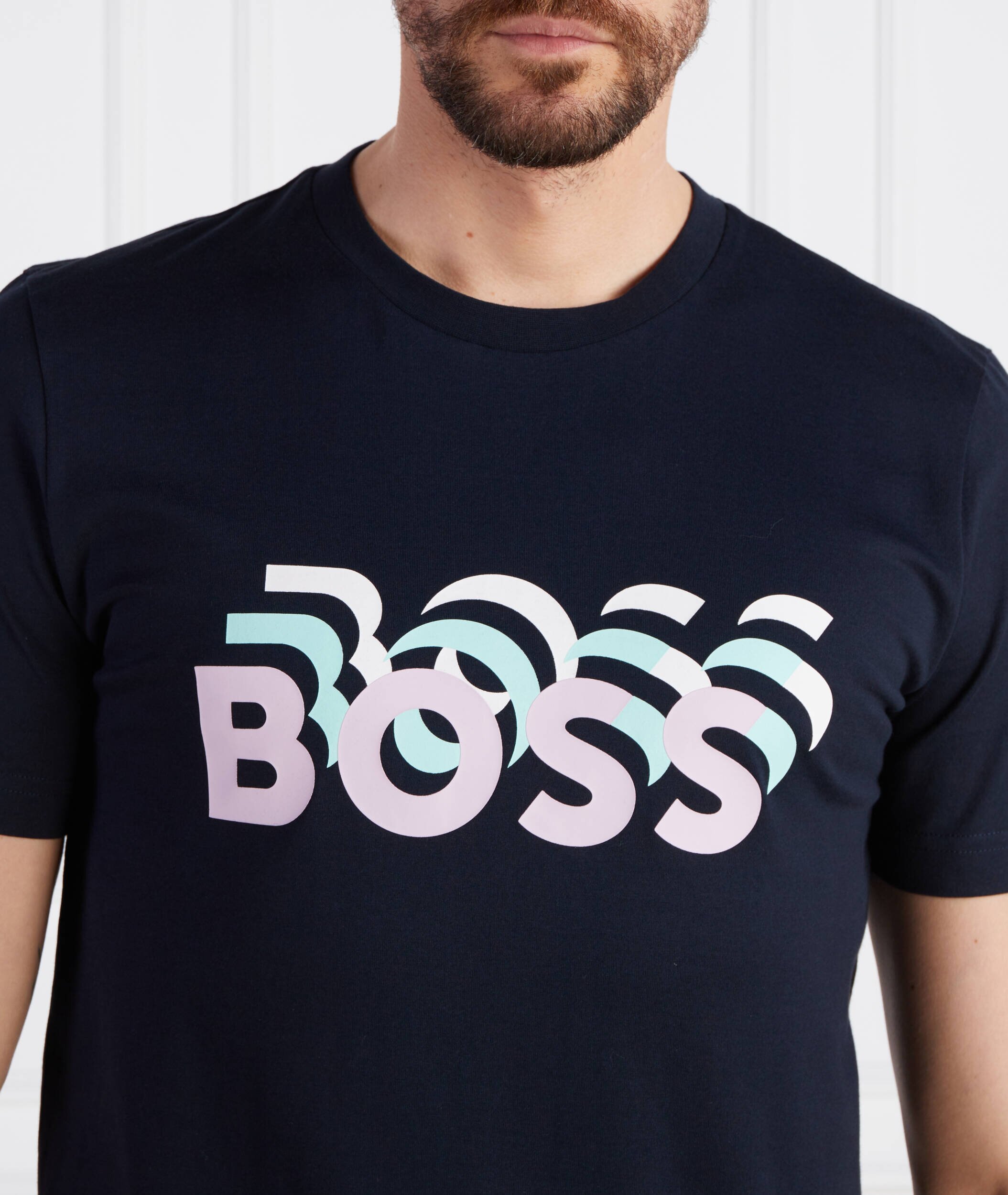 BOSS BLACK Tricou Tessler 187 | Slim Fit