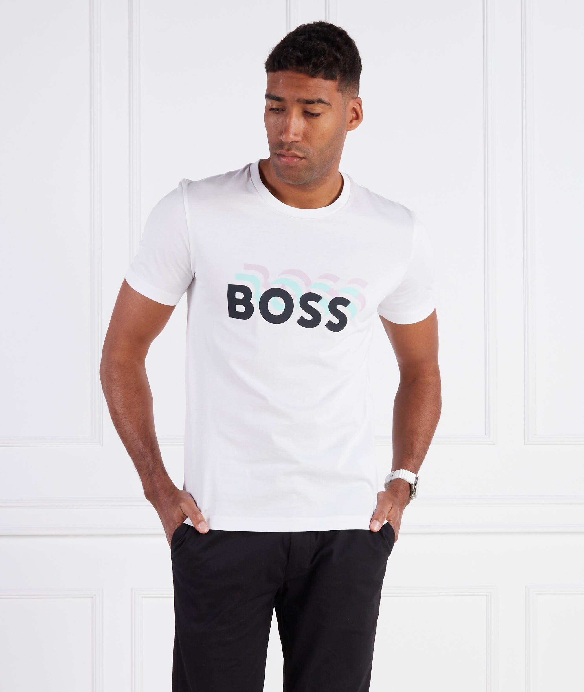 BOSS BLACK Tricou Tessler 187 | Slim Fit