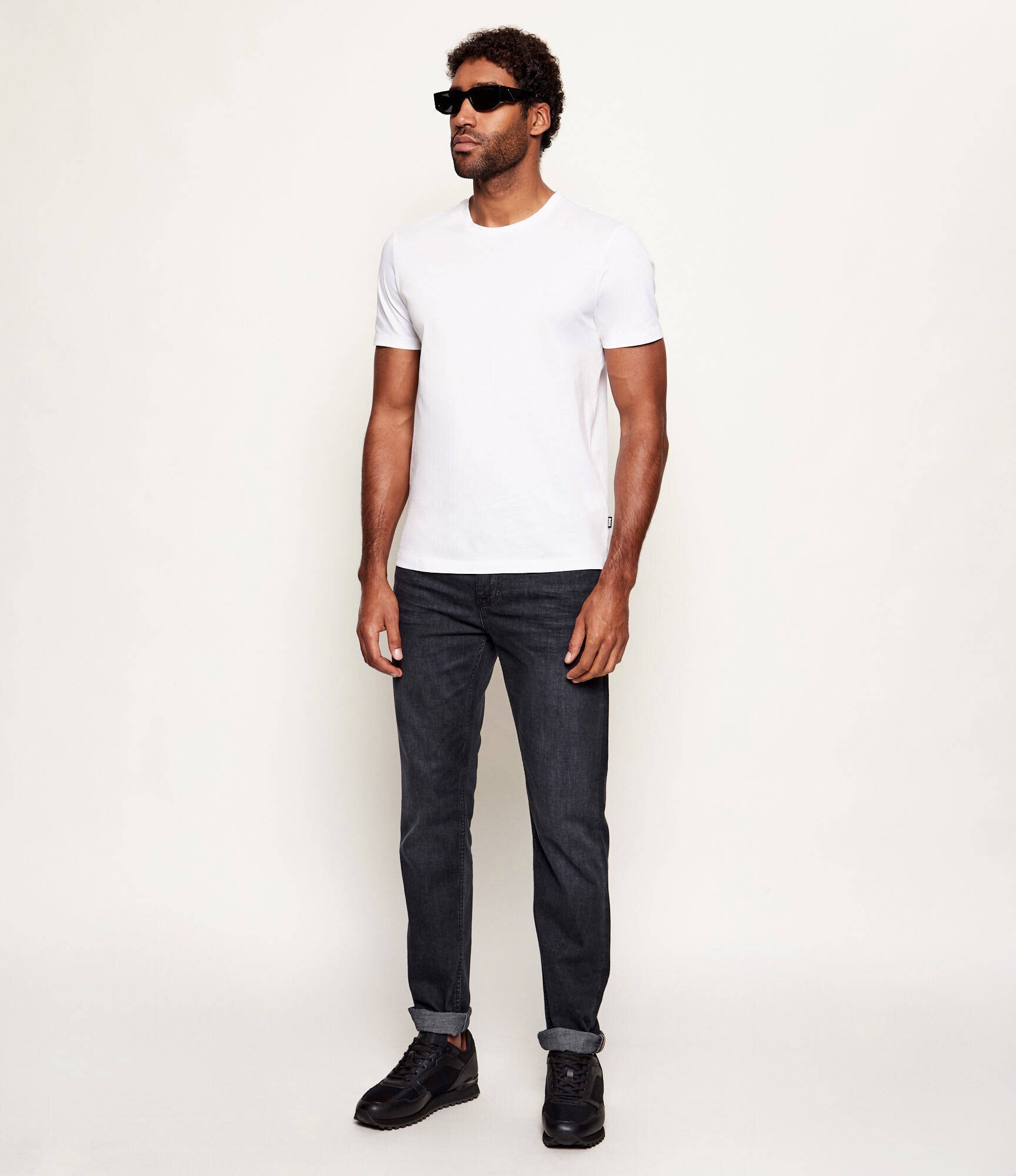 BOSS BLACK Tricou Tessler | Slim Fit | mercerised