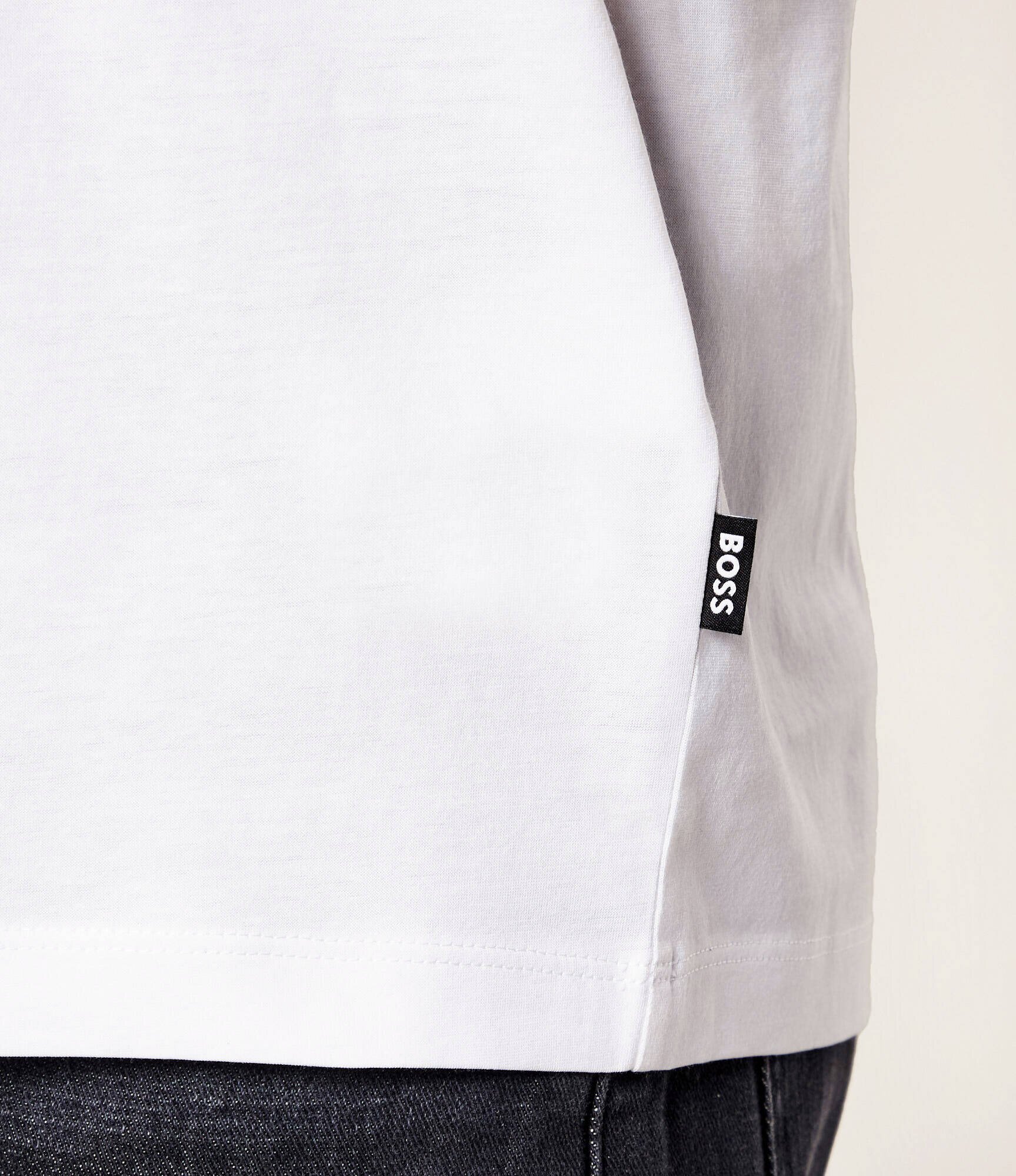 BOSS BLACK Tricou Tessler | Slim Fit | mercerised