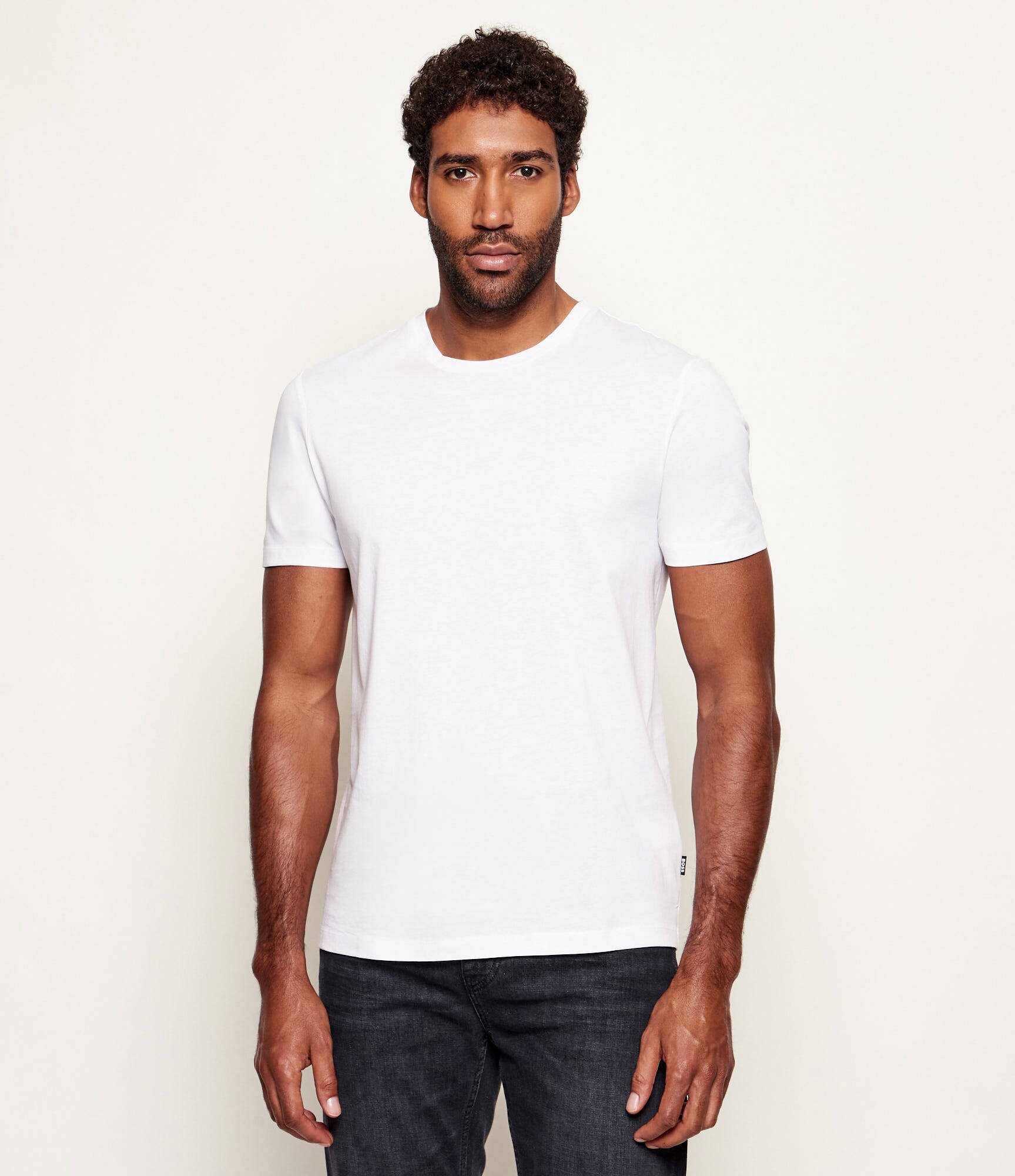 BOSS BLACK Tricou Tessler | Slim Fit | mercerised