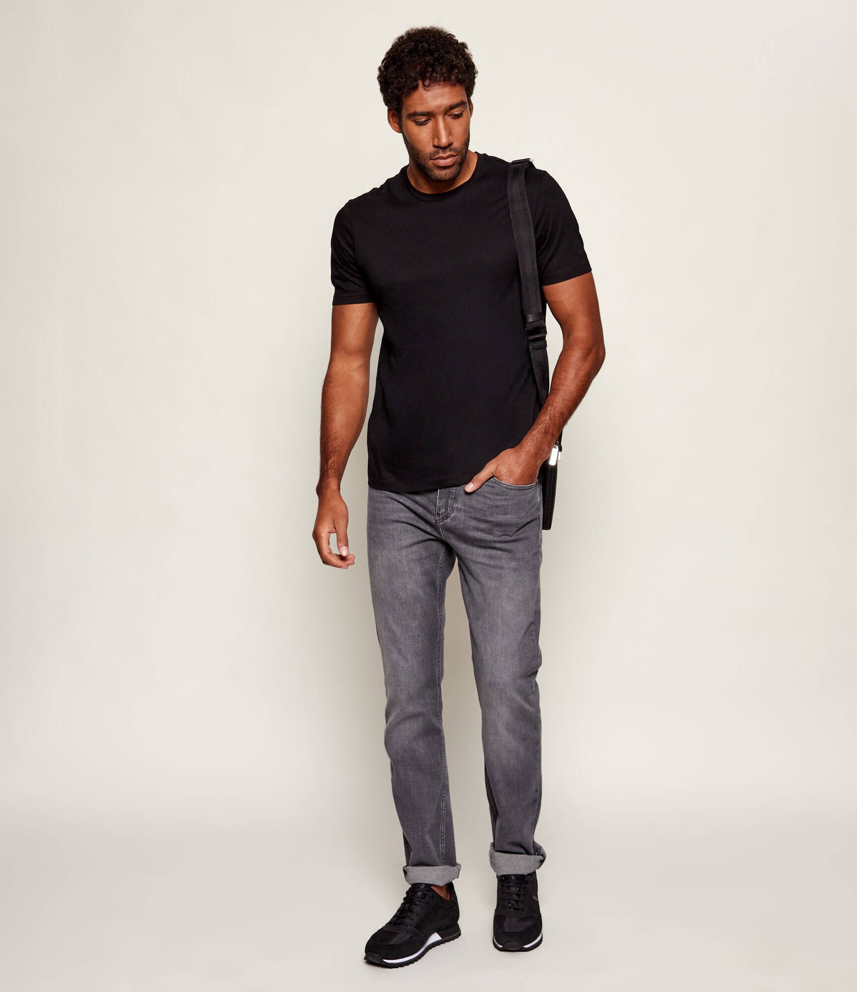 BOSS BLACK Tricou Tessler | Slim Fit | mercerizat