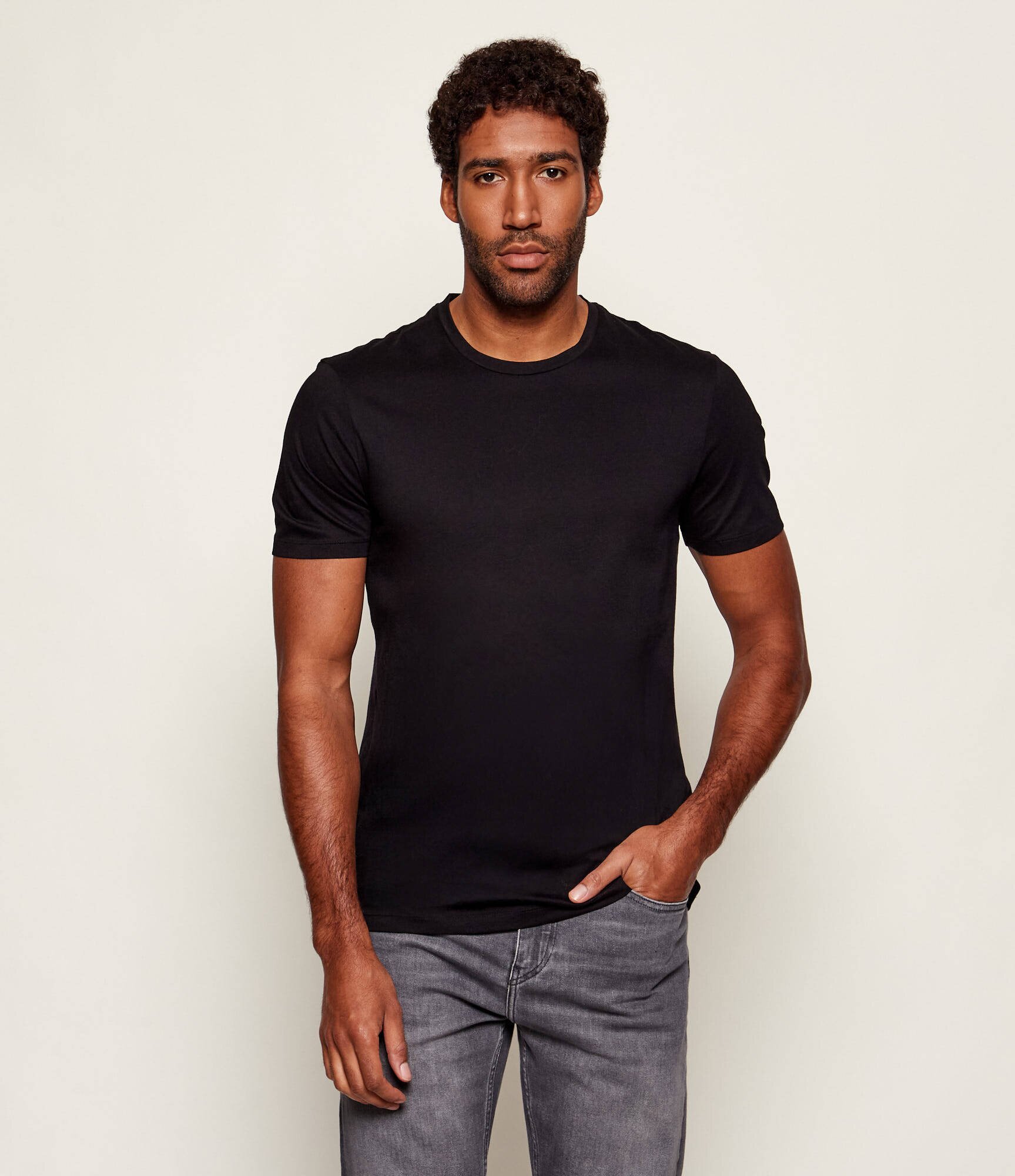 BOSS BLACK Tricou Tessler | Slim Fit | mercerizat