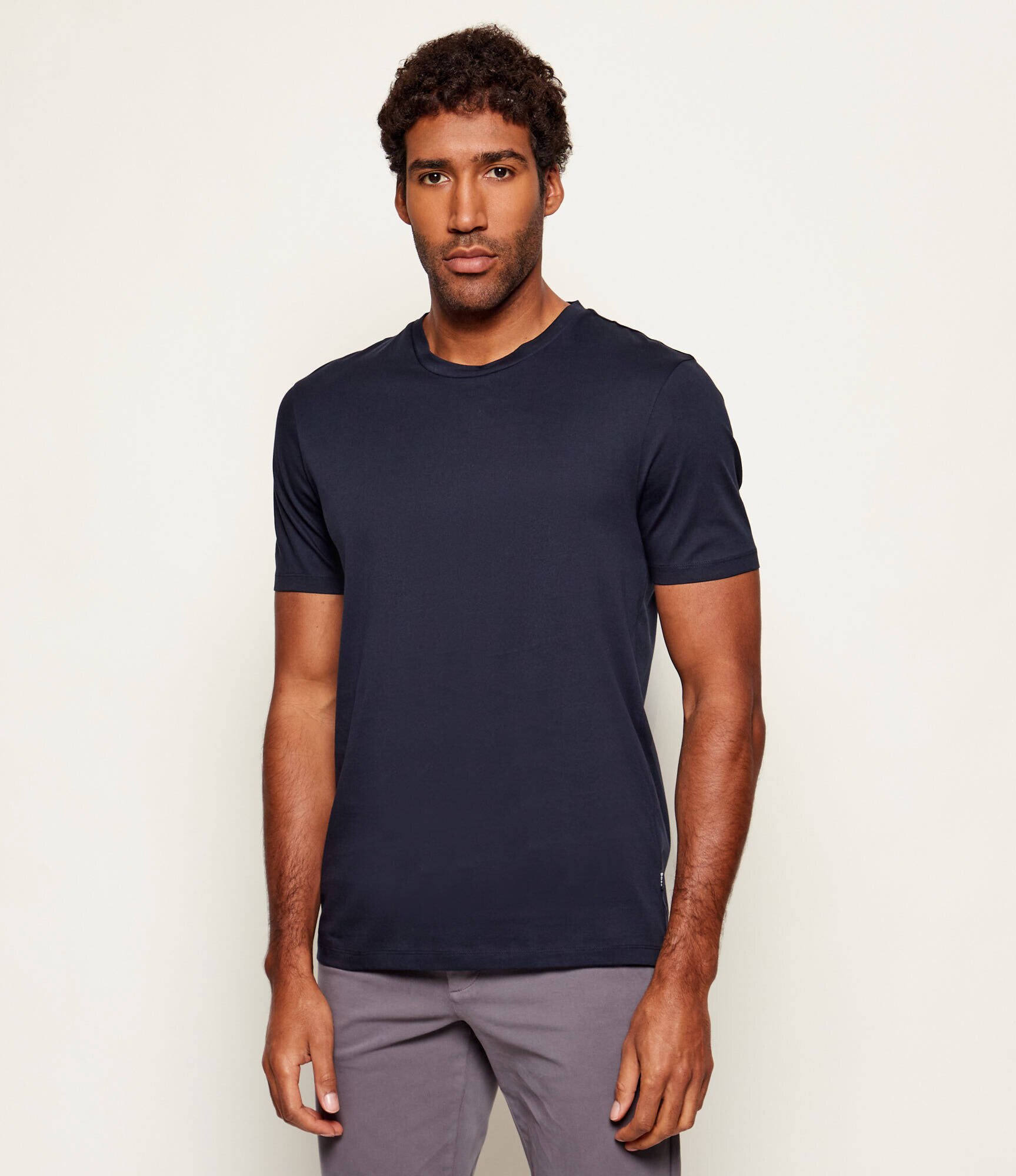 BOSS BLACK Tricou Tessler | Slim Fit | mercerizat
