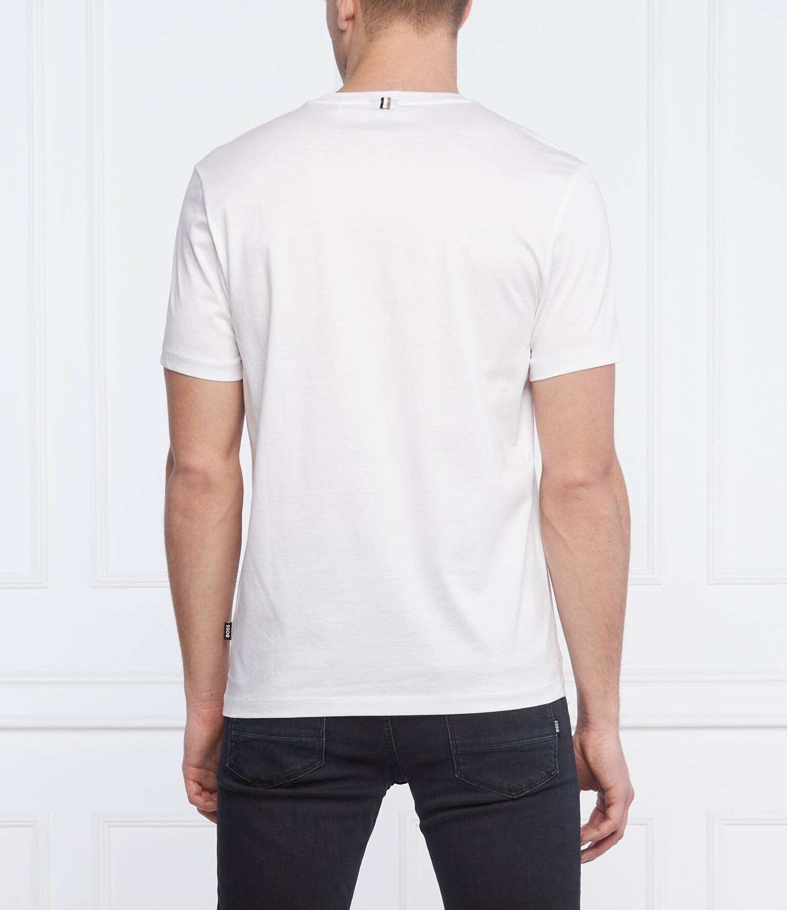 BOSS BLACK Tricou Tessler | Slim Fit | mercerizat