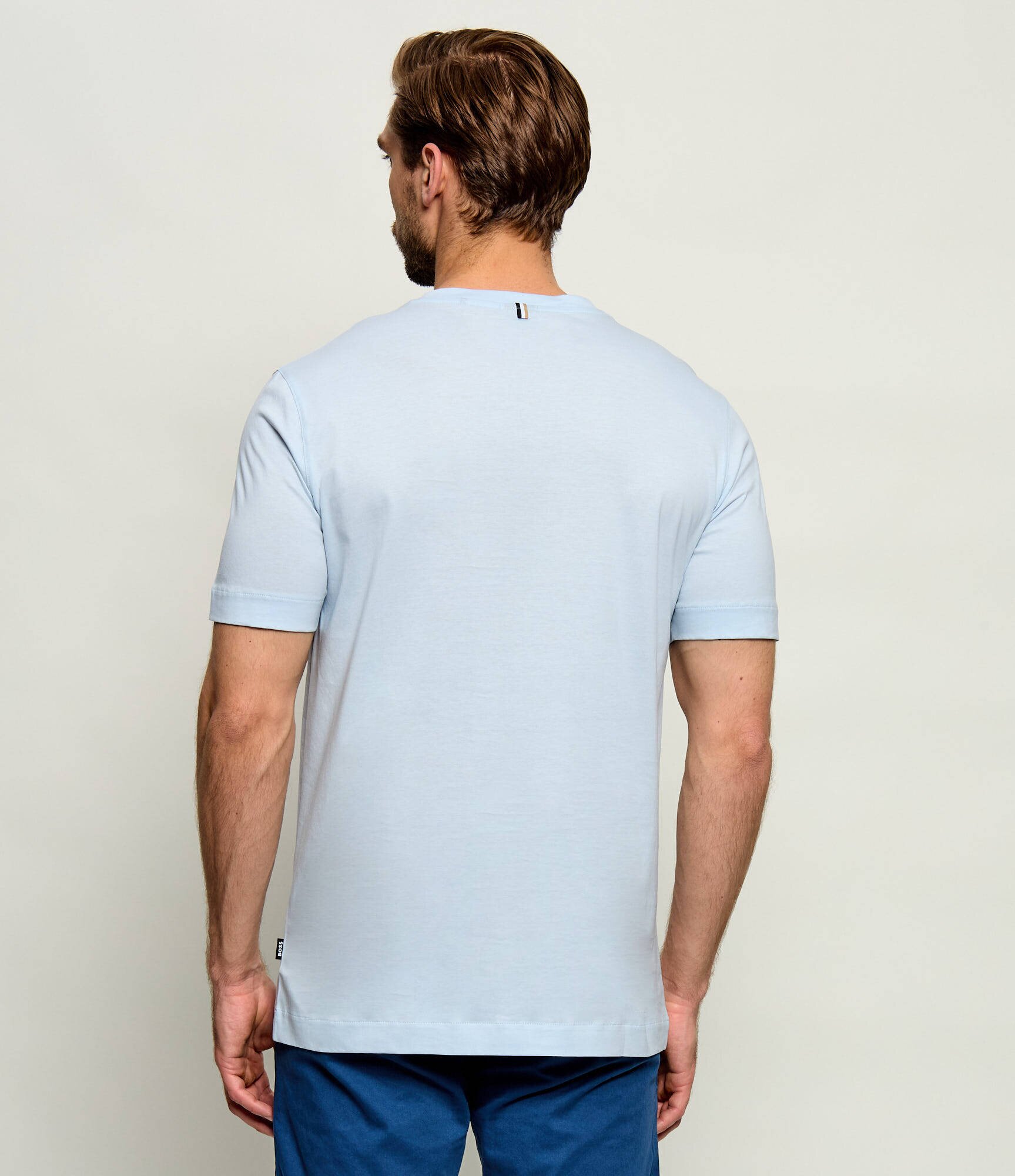 BOSS BLACK Tricou Tessler | Slim Fit | mercerizat