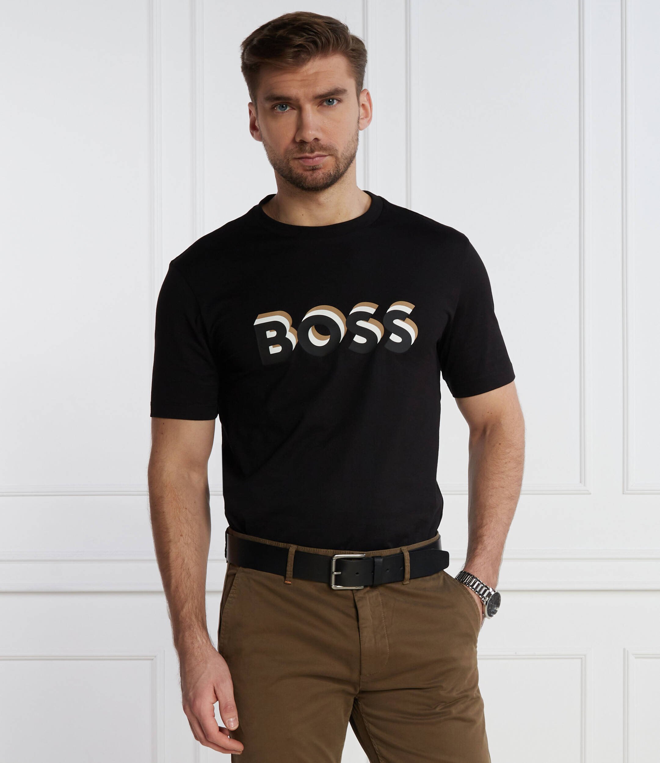 BOSS BLACK Tricou Tiburt 427 | Regular Fit