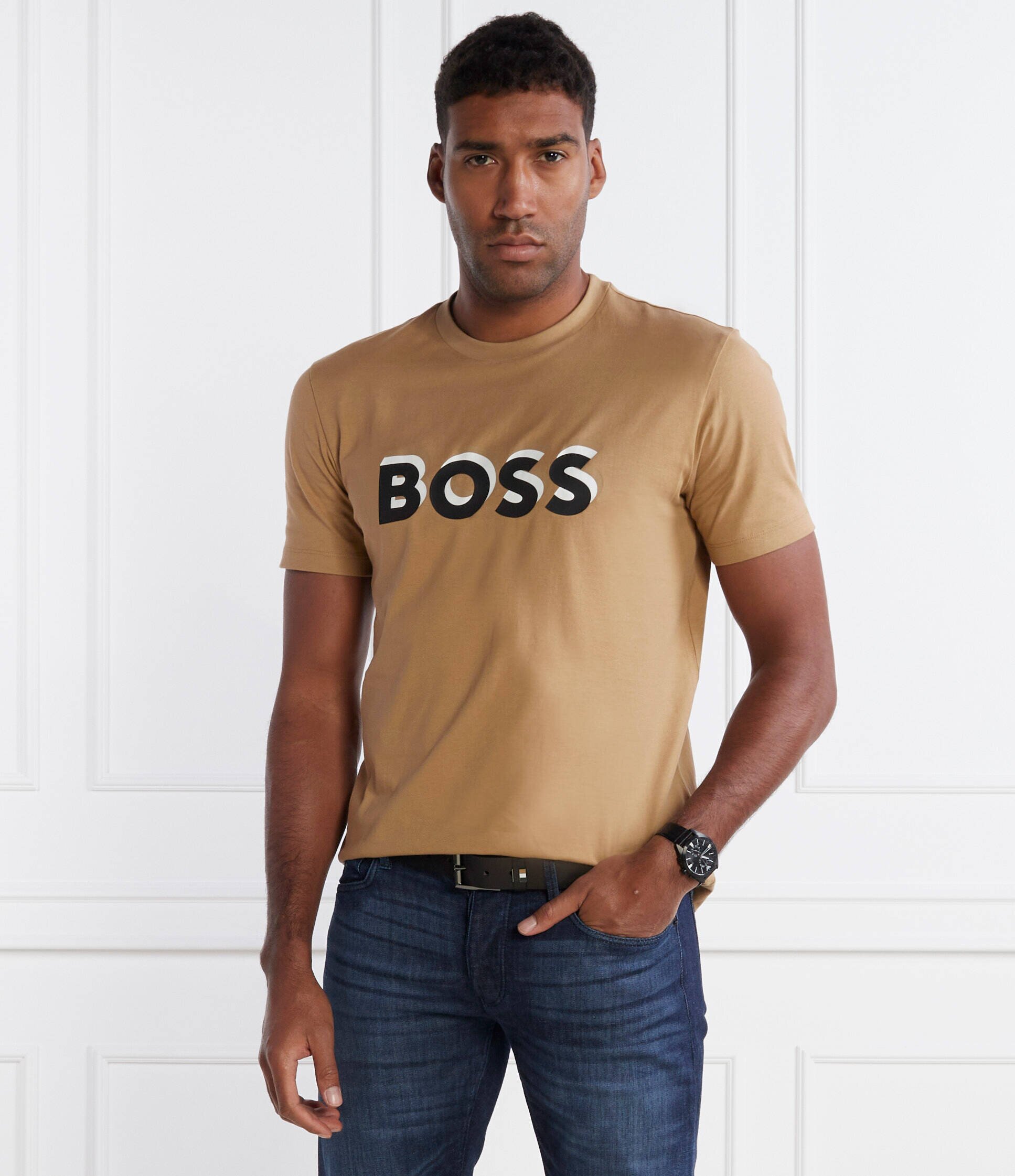 BOSS BLACK Tricou Tiburt 427 | Regular Fit