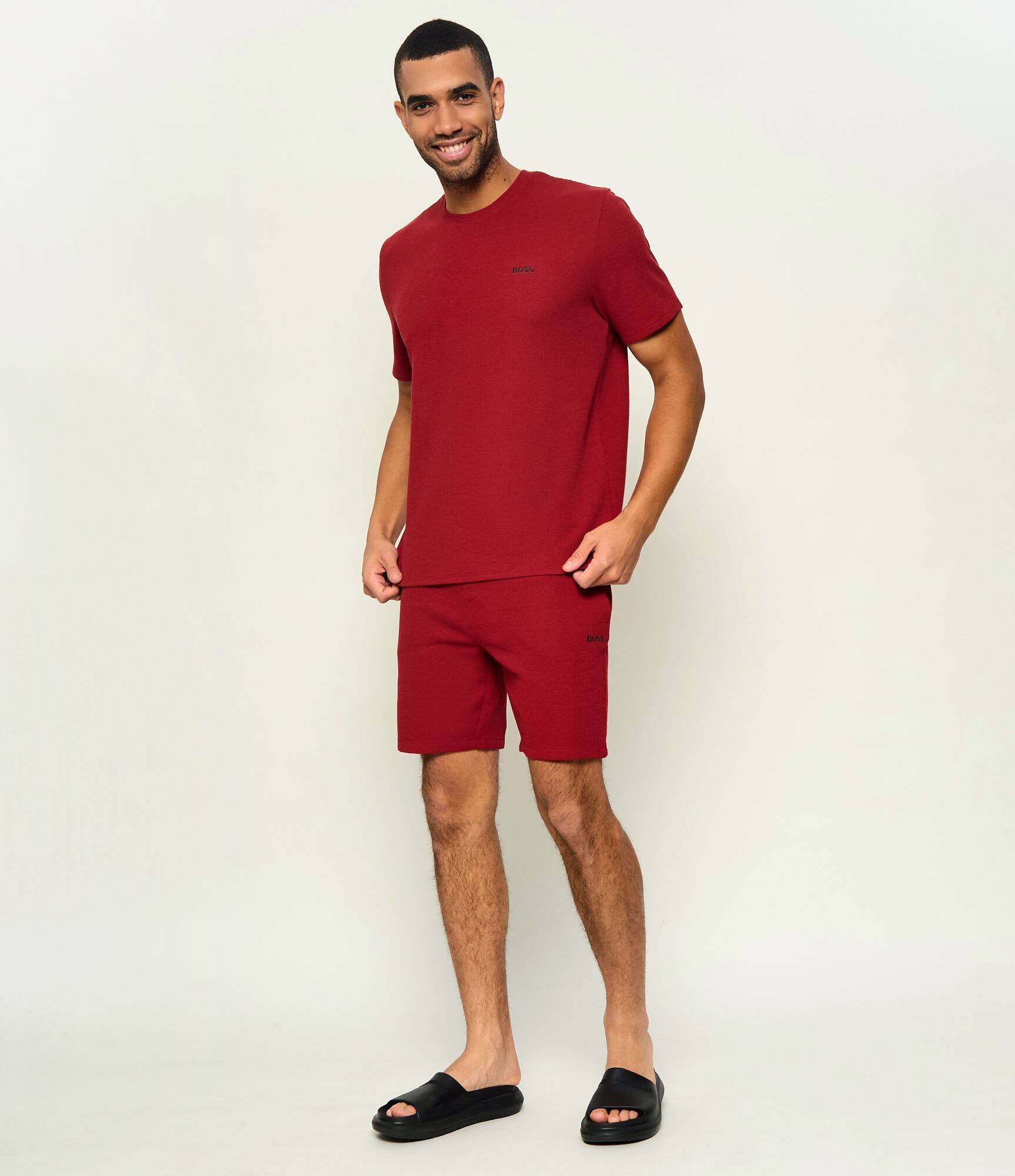 BOSS BLACK Tricou Waffle | regular fit