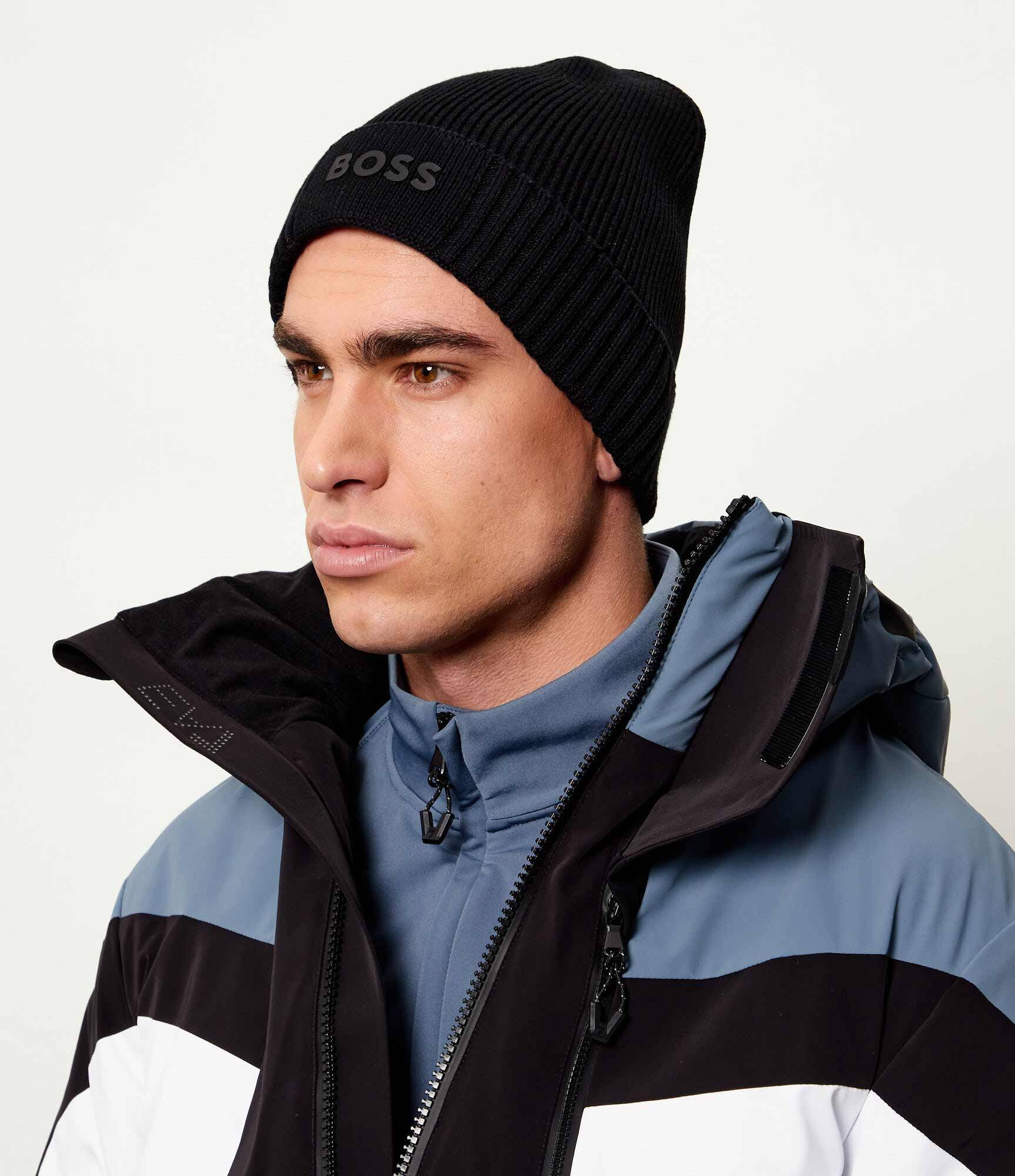 BOSS Green Căciulă Asic_Beanie-X cu adaos de lână
