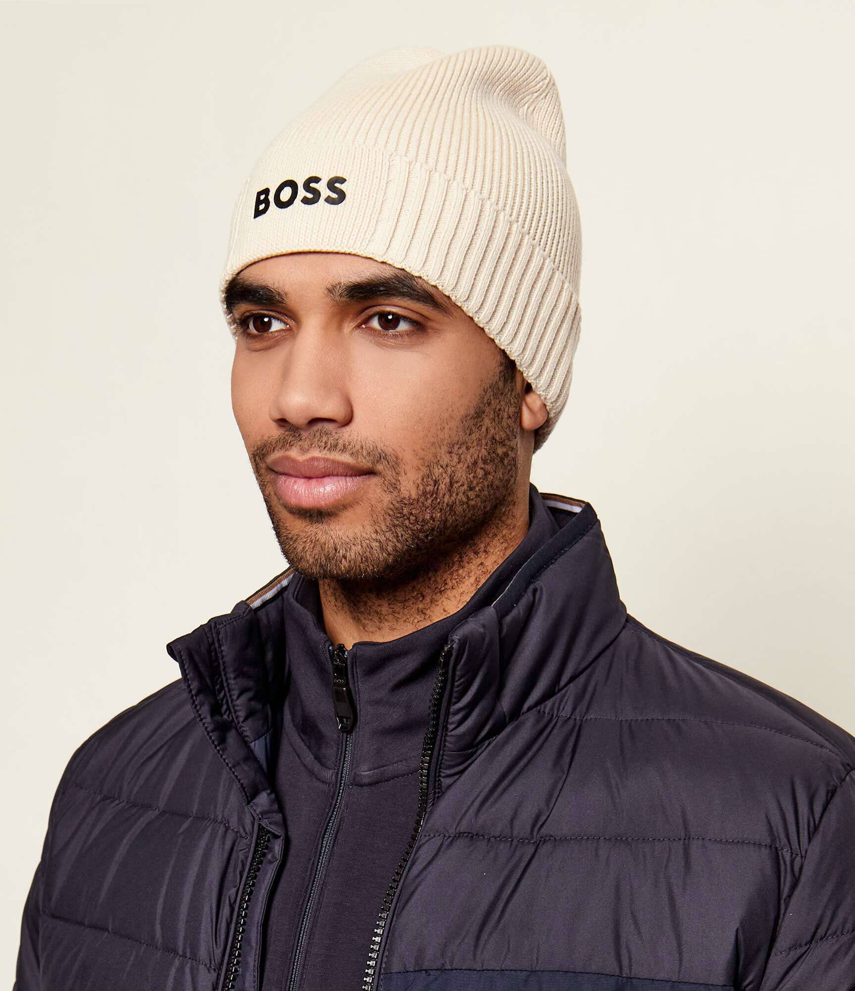BOSS Green Căciulă Asic_Beanie-X cu adaos de lână