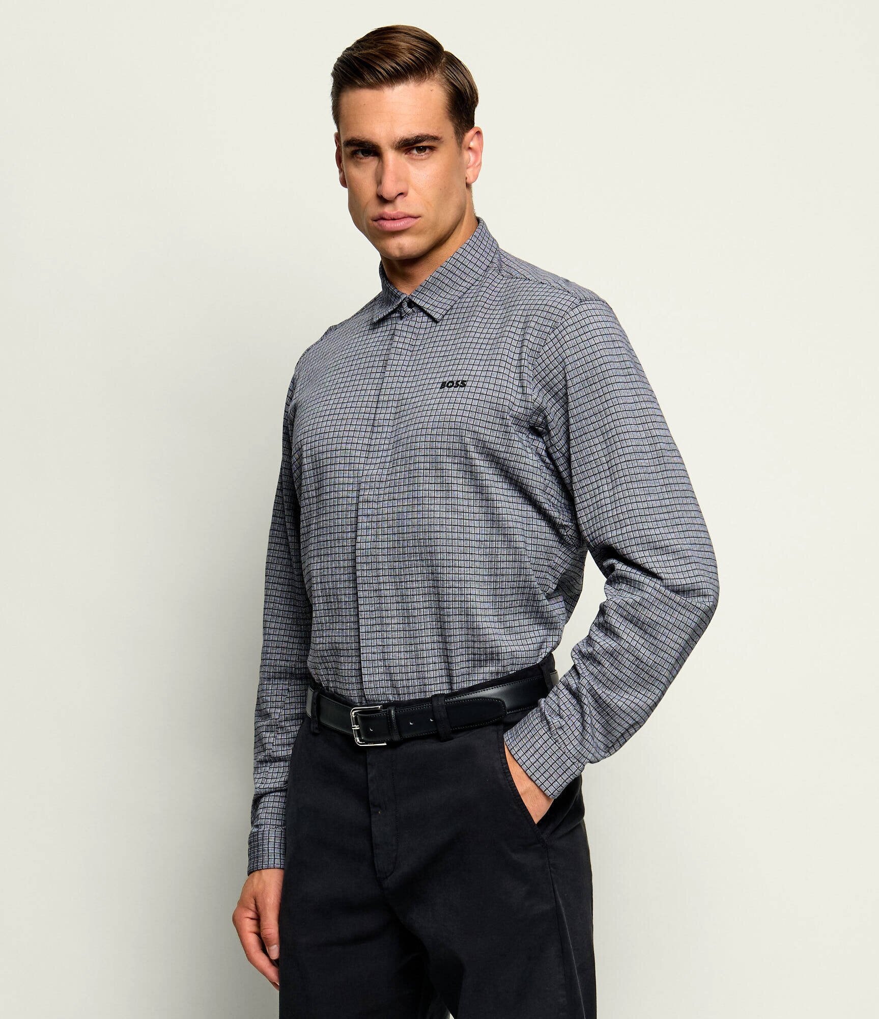 BOSS Green Cămașă ST_Dymova L | regular fit | stretch