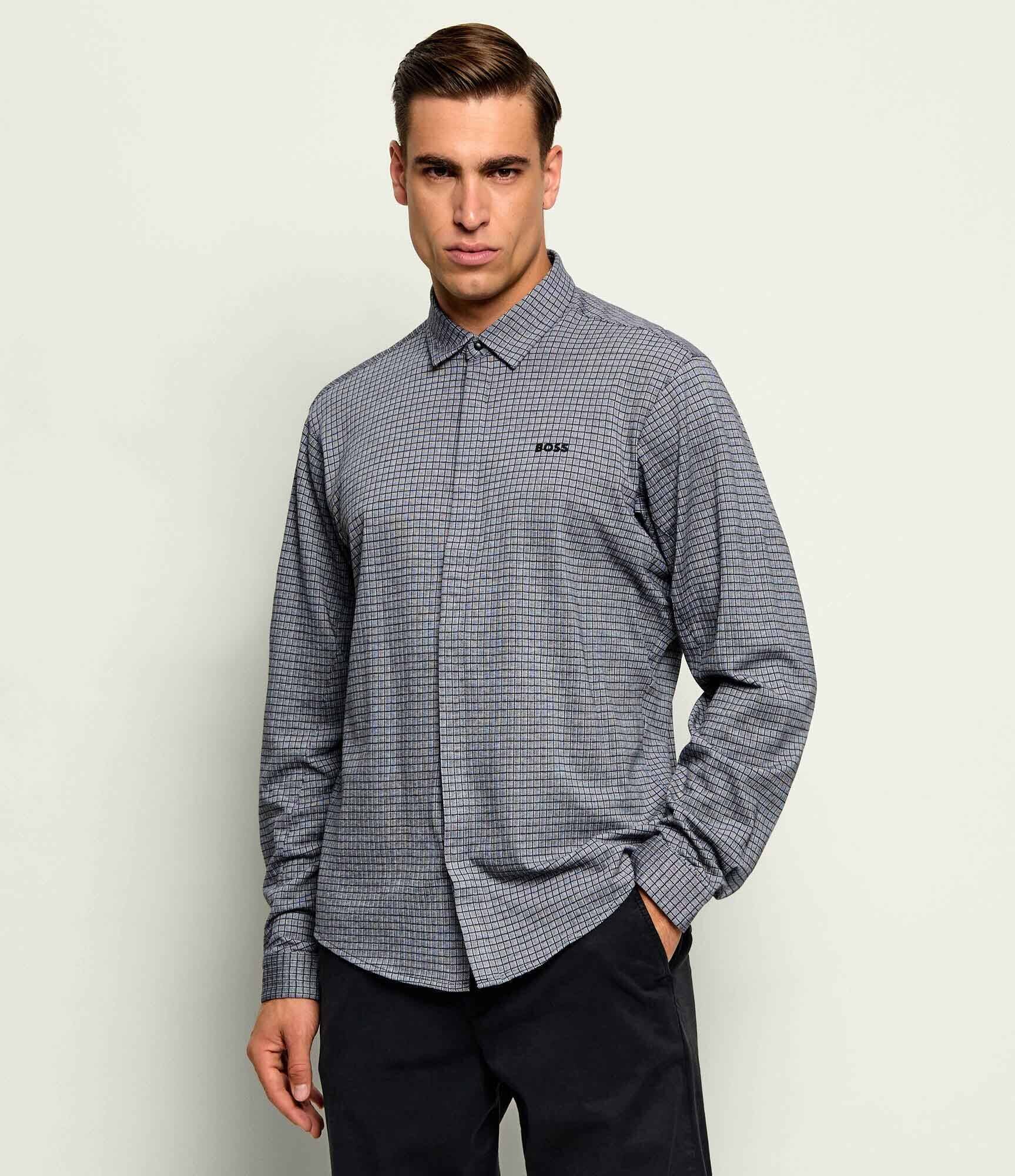 BOSS Green Cămașă ST_Dymova L | regular fit | stretch