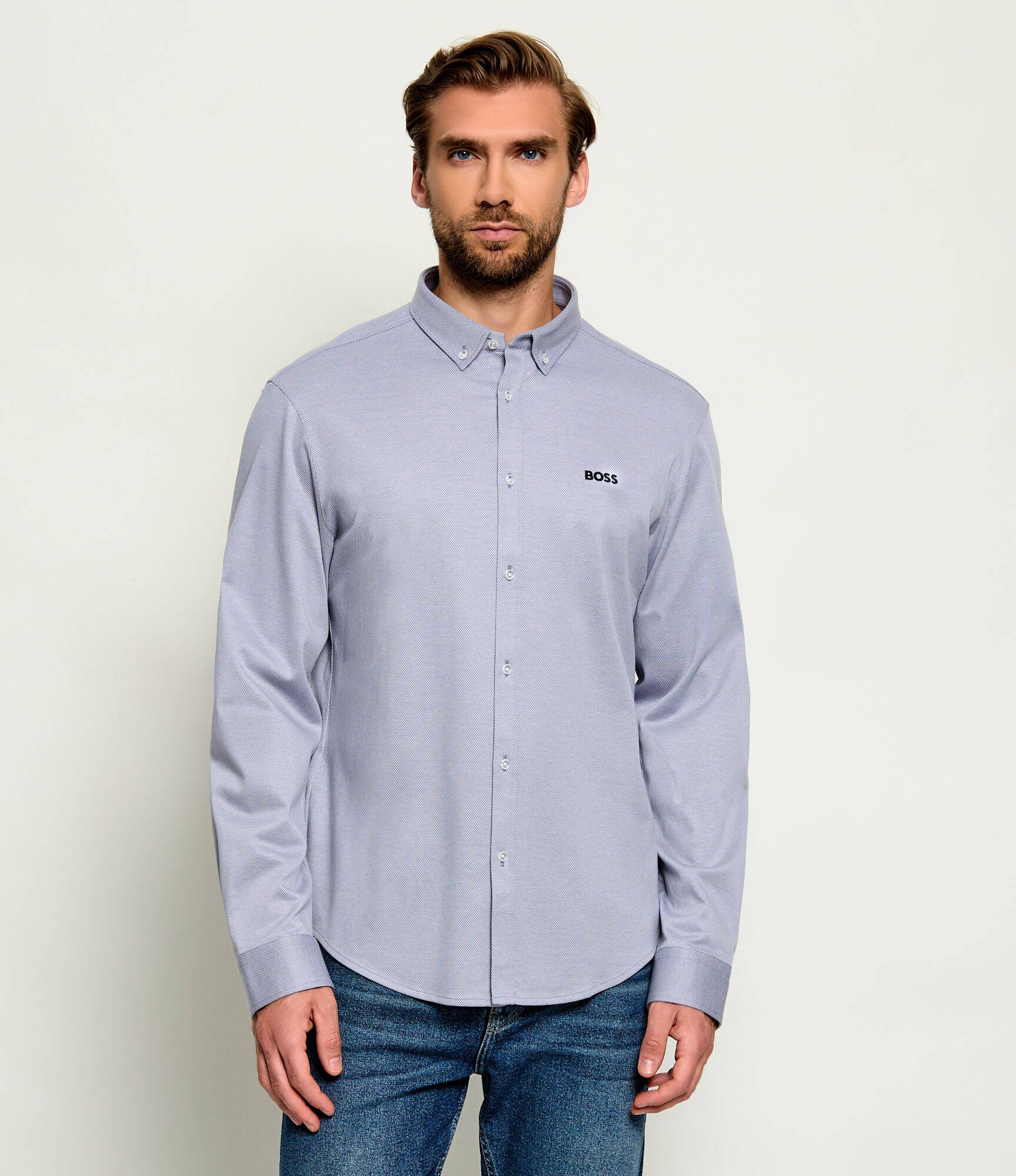BOSS Green Cămașă ST_Motion L | regular fit | stretch