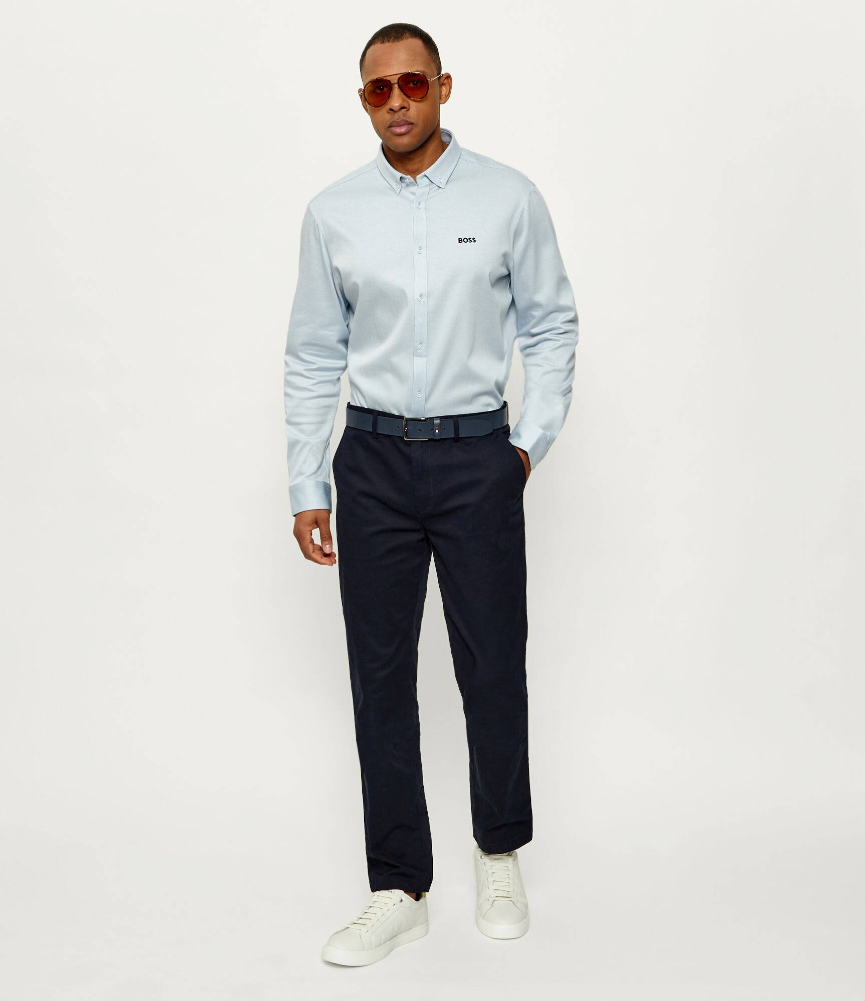 BOSS Green Cămașă ST_Motion L | regular fit | stretch