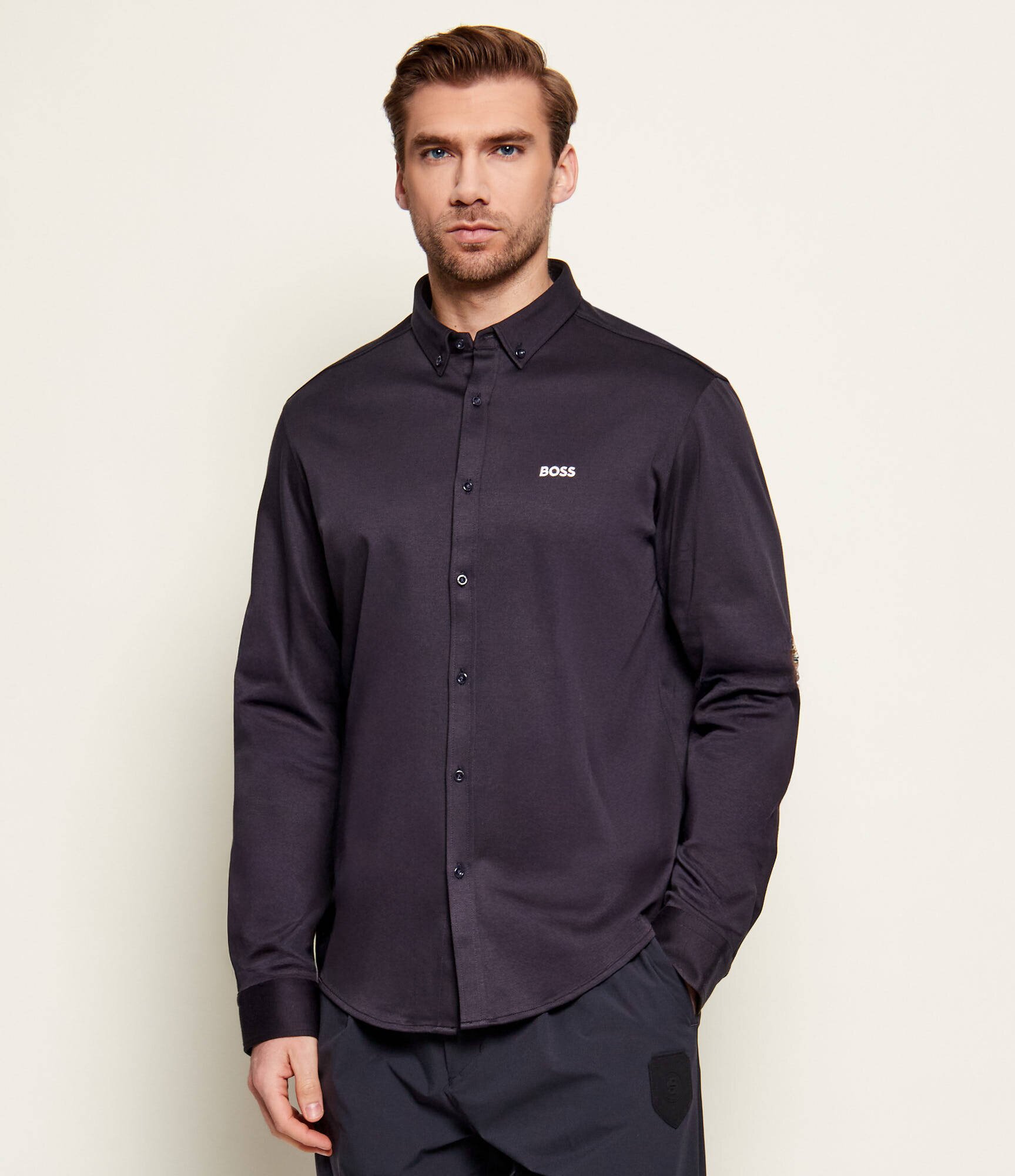 BOSS Green Cămașă ST_Motion L | regular fit | stretch
