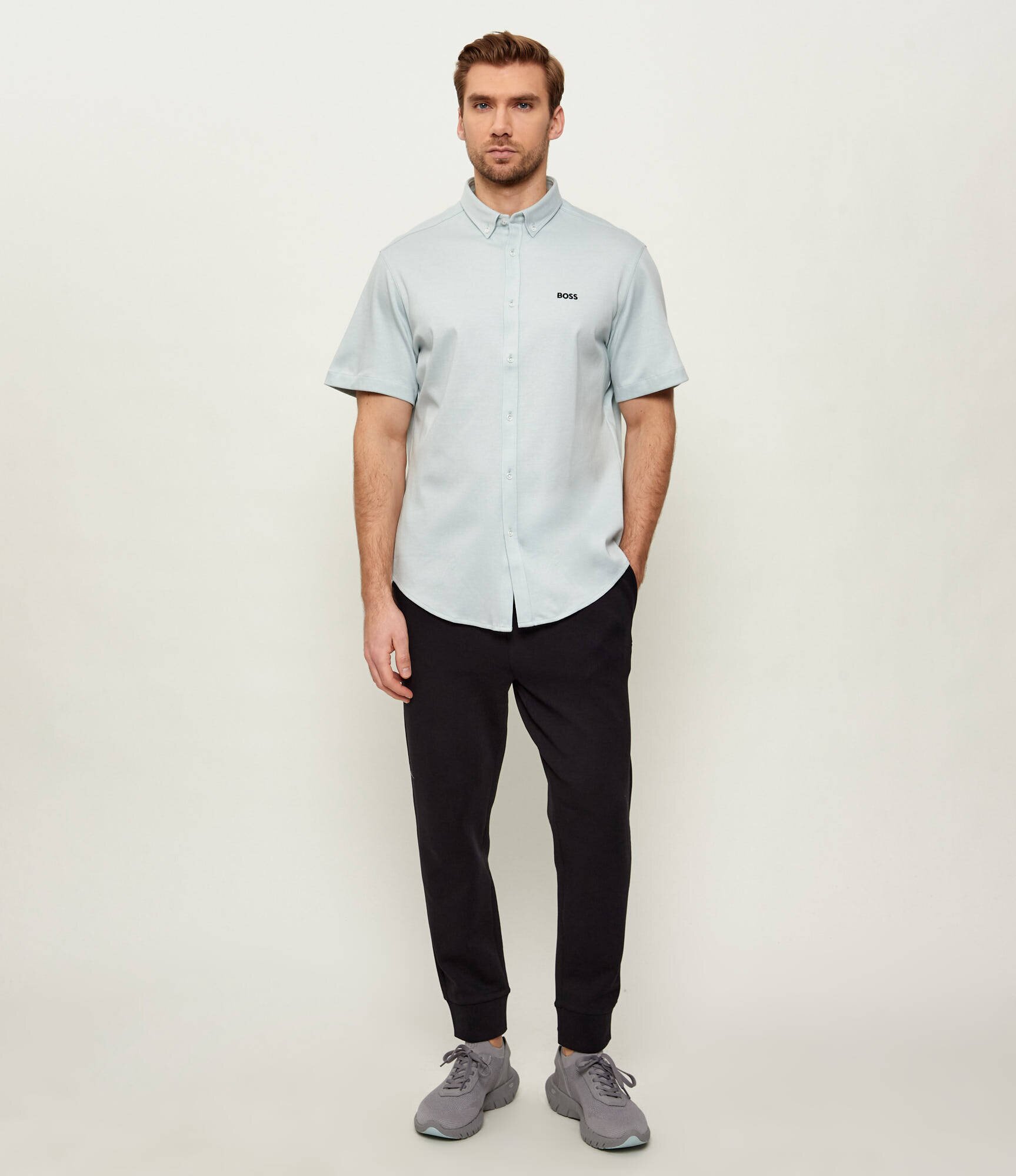 BOSS Green Cămașă ST_Motion S | regular fit | stretch