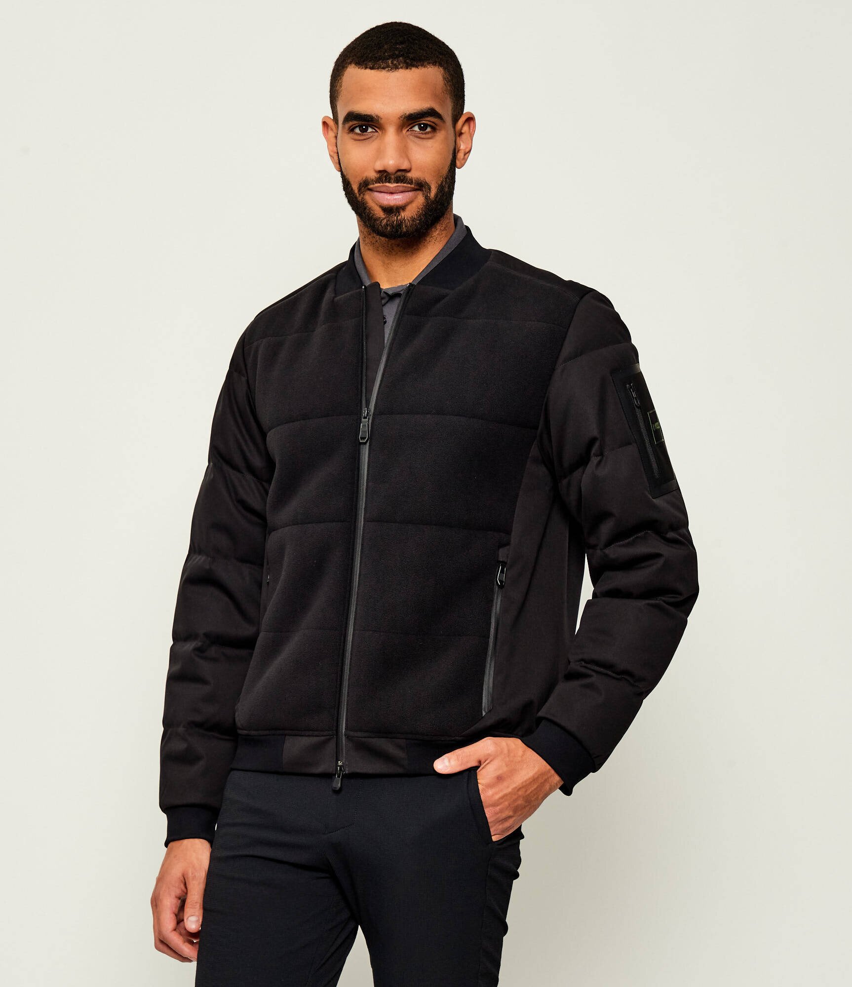 BOSS Green De puf geacă bomber OW_Hole19 | regular fit