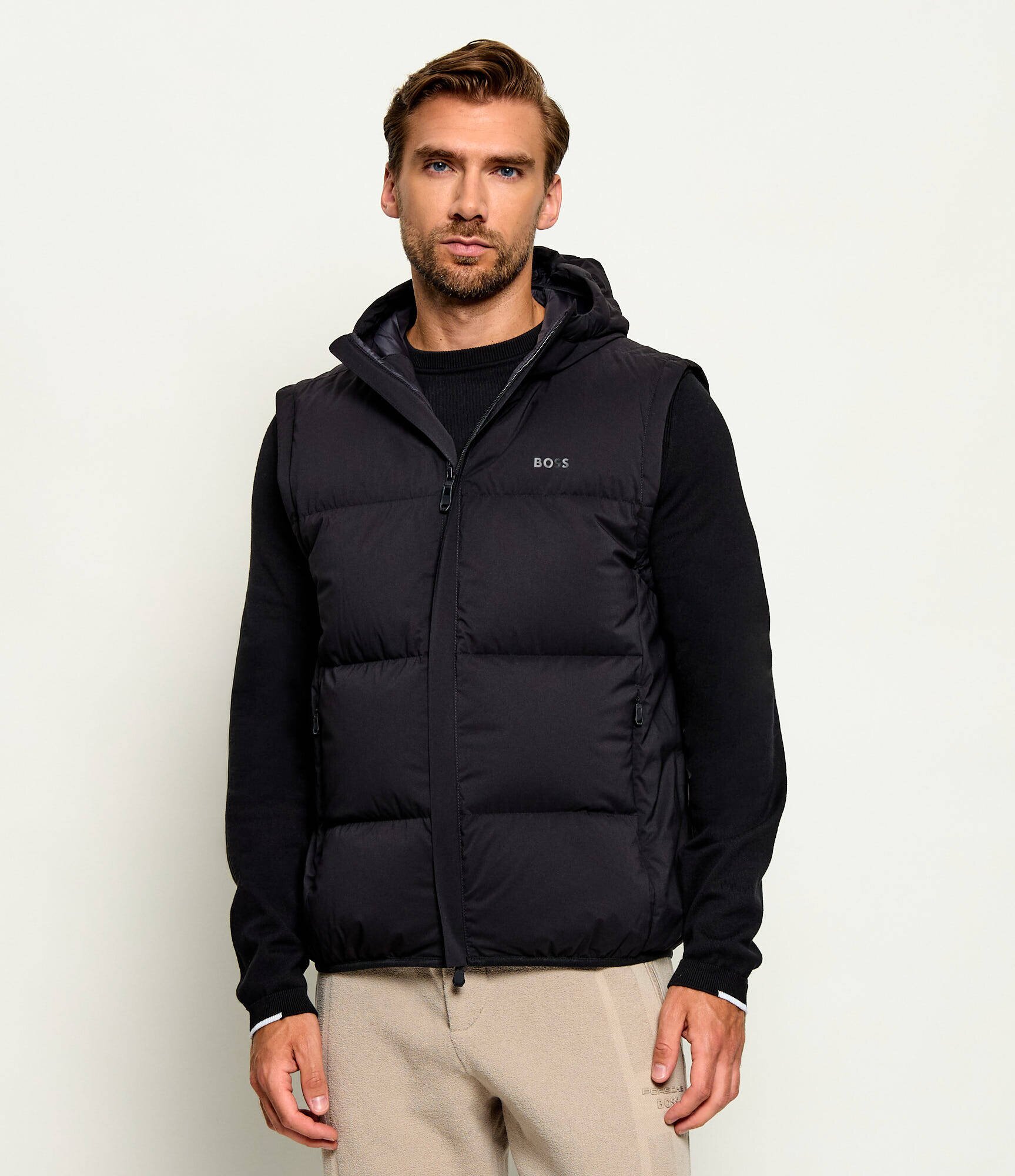 BOSS Green De puf vestă OW_Riplite | regular fit