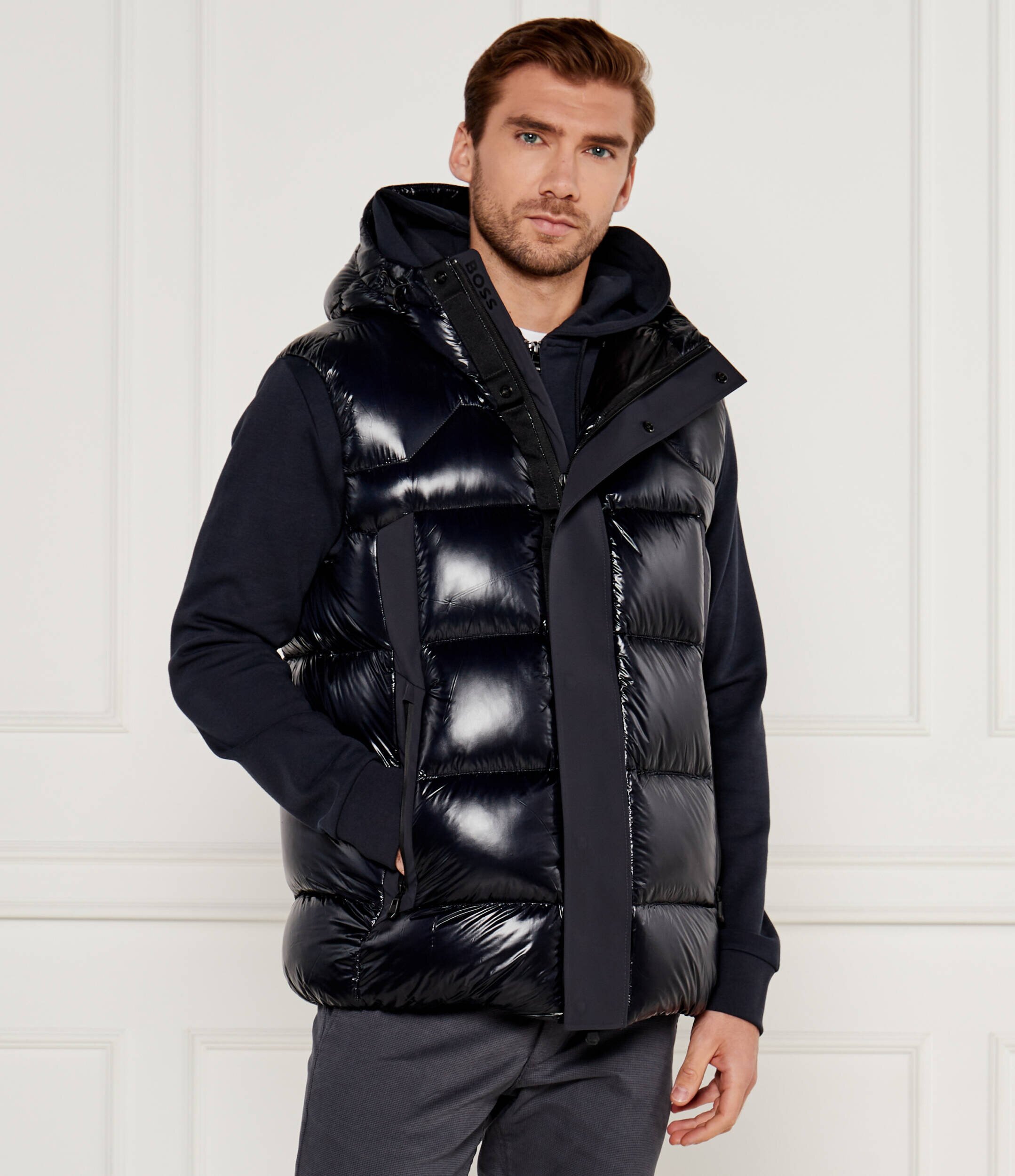 BOSS Green De puf vestă V-Ronnie | Regular Fit