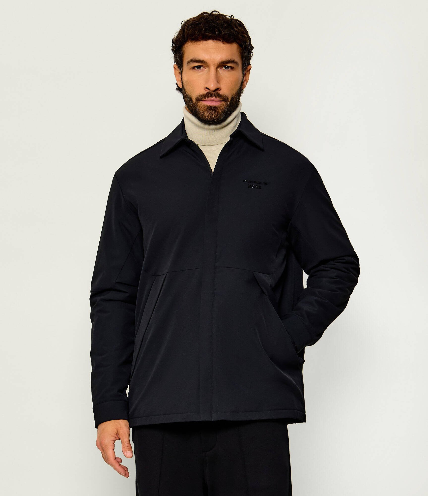 BOSS Green Geacă ST_PS Icons70Quilt L | Boss x Porsche | Relaxed fit | stretch