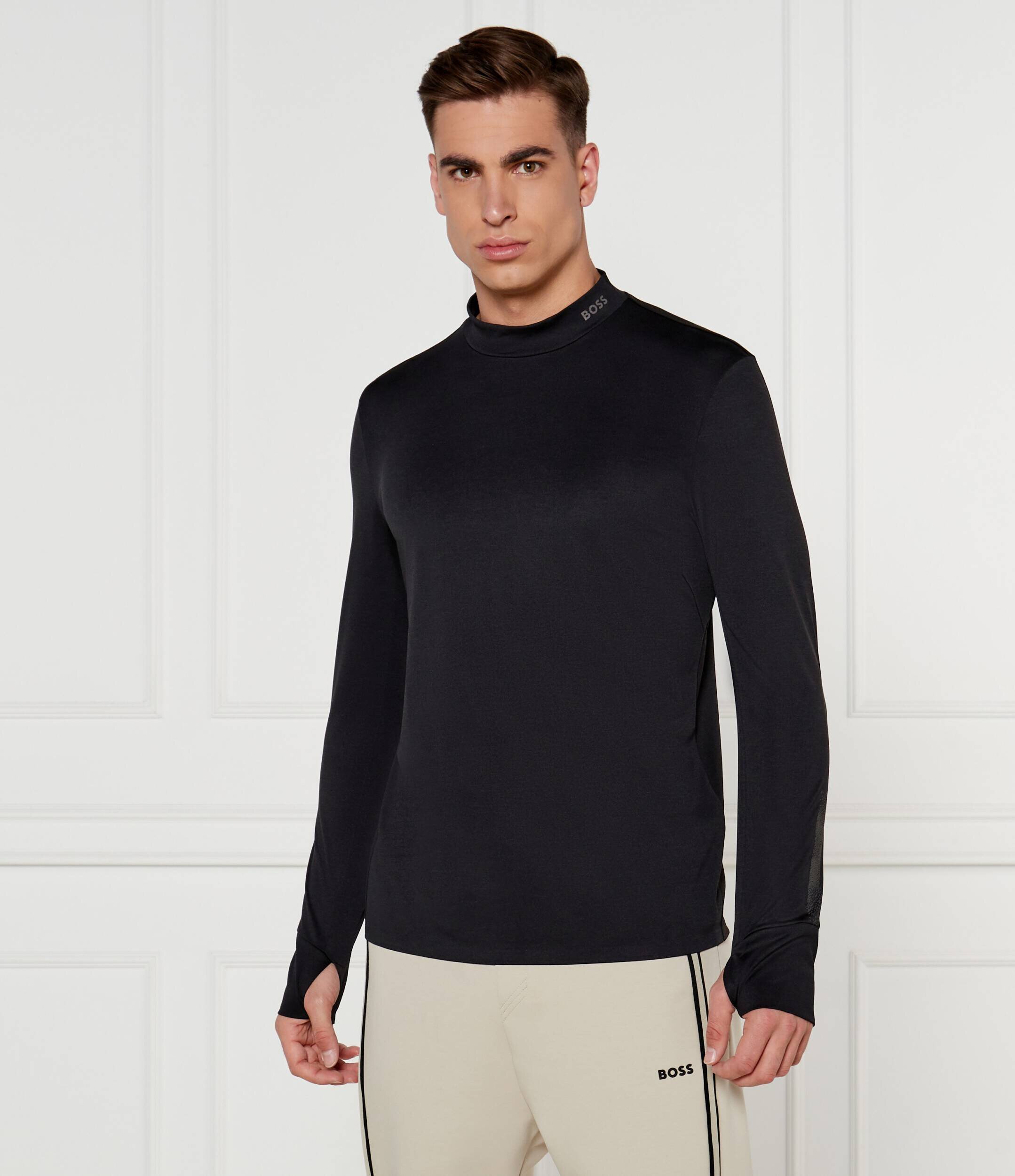 BOSS Green Guler înalt Tock Active | Slim Fit