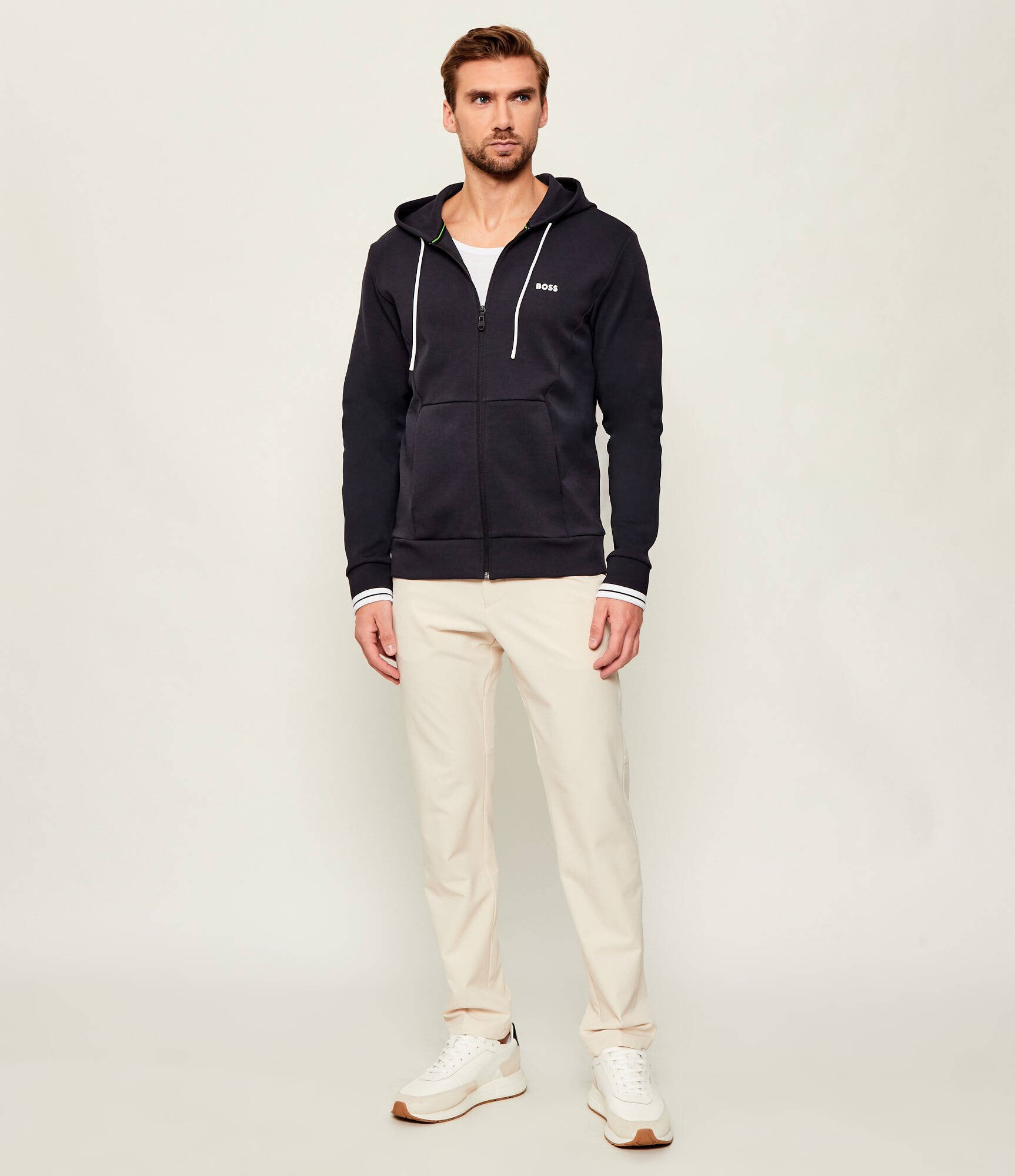 BOSS Green Hanorac FZ Hoodie Zone | regular fit | stretch