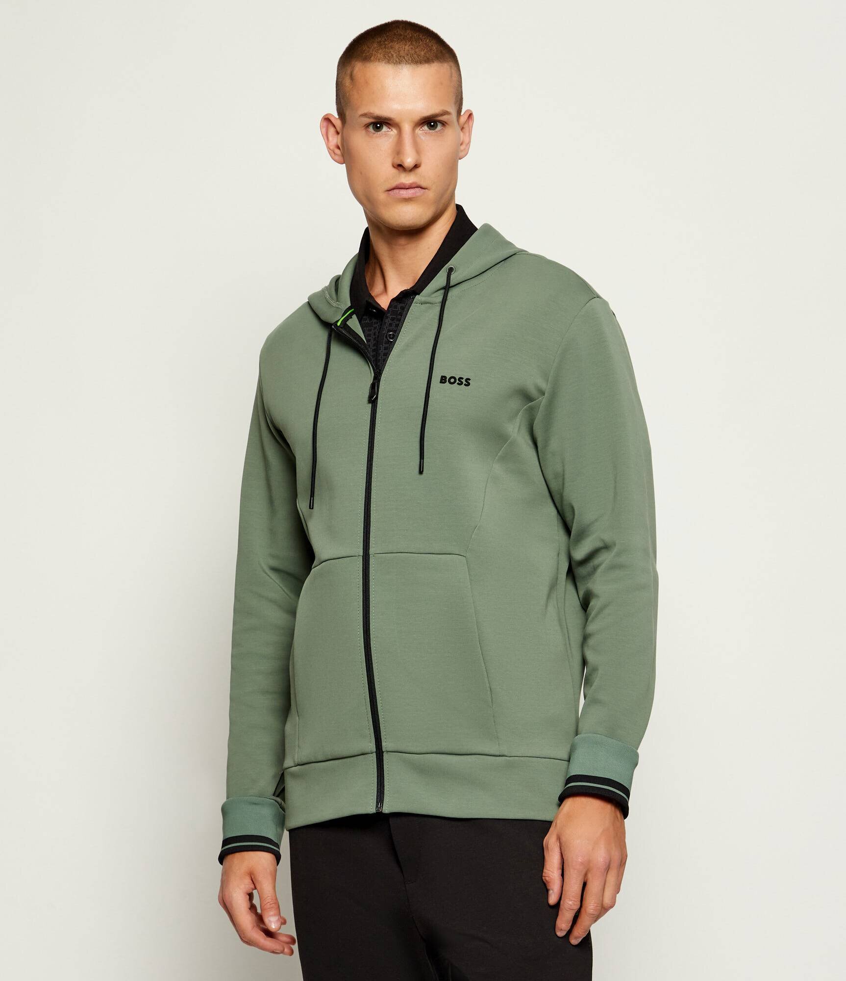 BOSS Green Hanorac FZ Hoodie Zone | regular fit | stretch