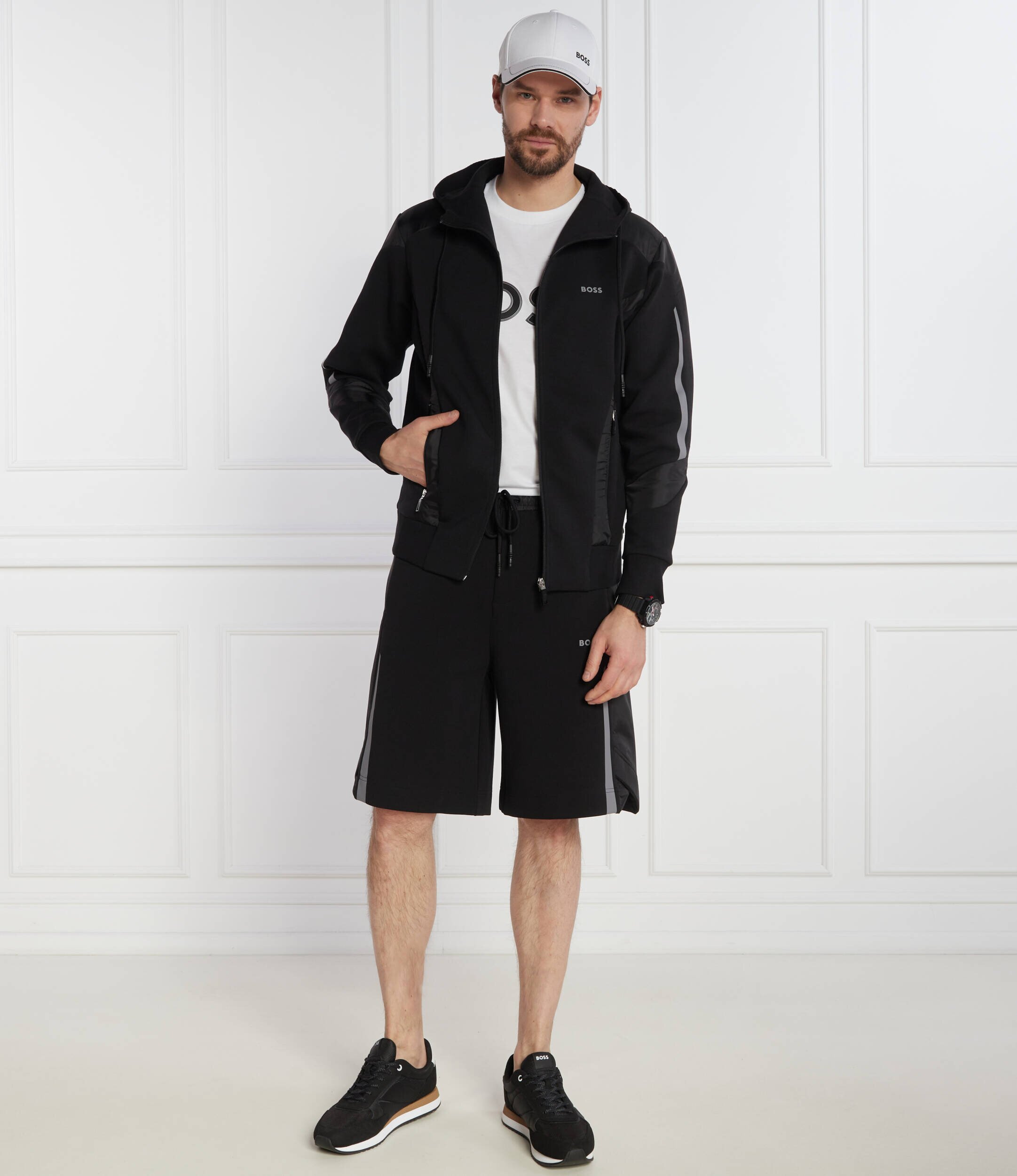 BOSS Green Hanorac Saggon | Regular Fit | stretch