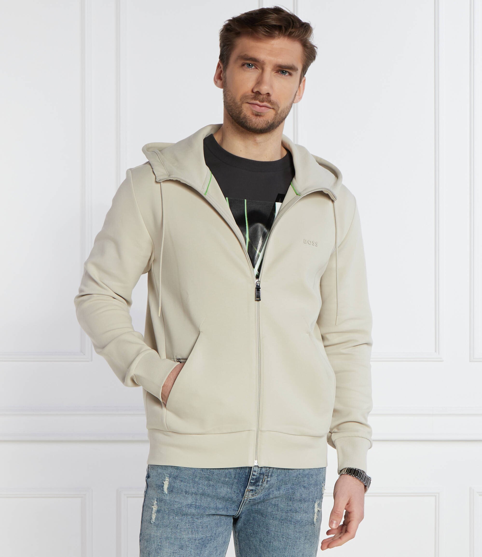 BOSS Green Hanorac Saggy | Regular Fit