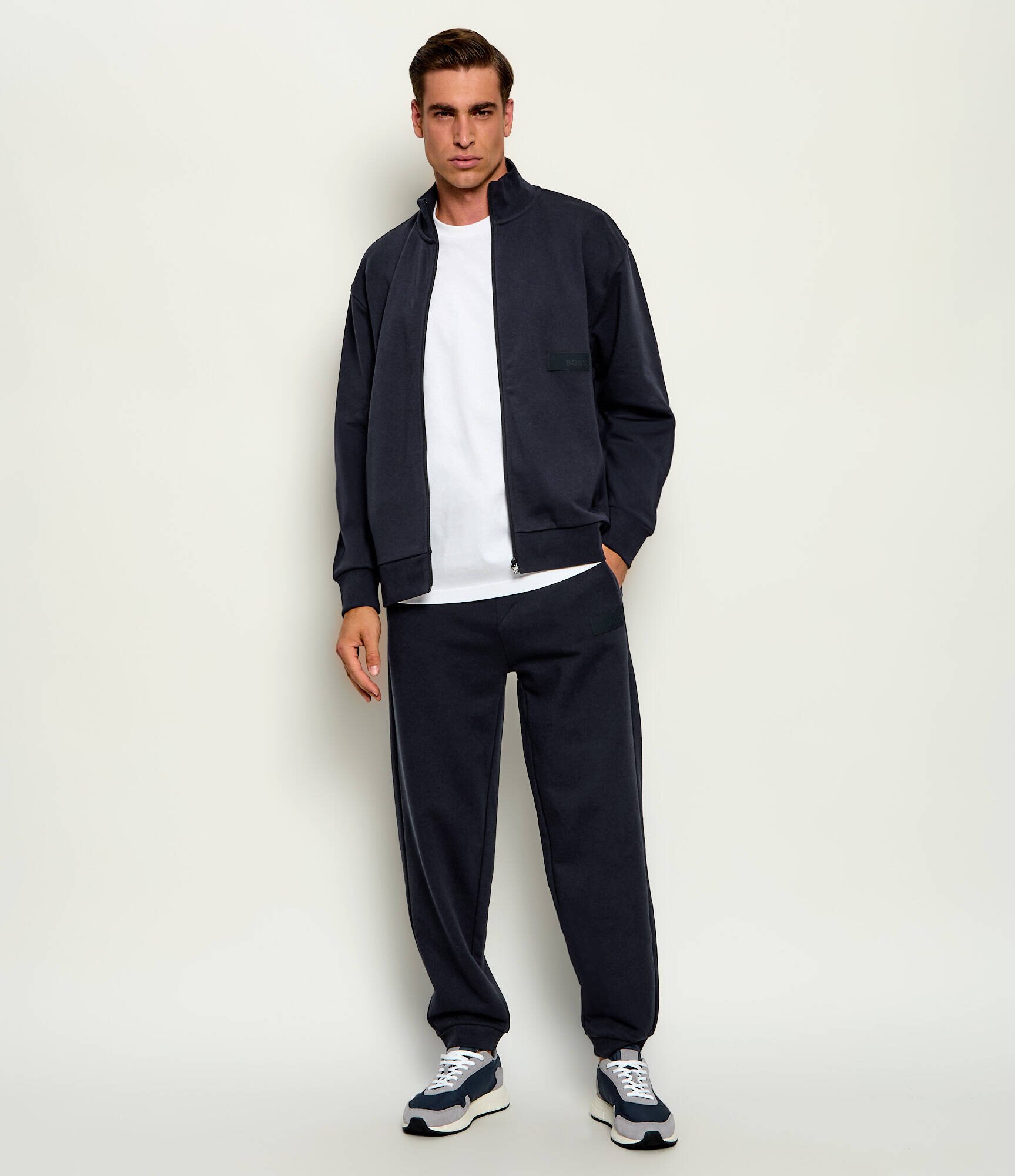 BOSS Green Hanorac SW_Collar Full Zip | Relaxed fit