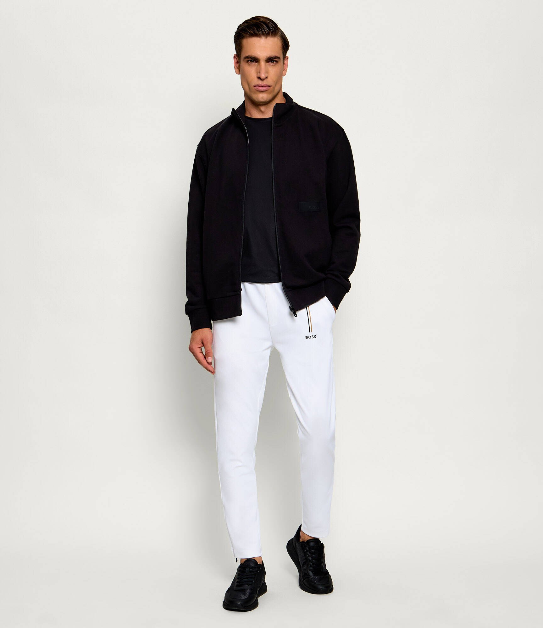 BOSS Green Hanorac SW_Collar Full Zip | Relaxed fit